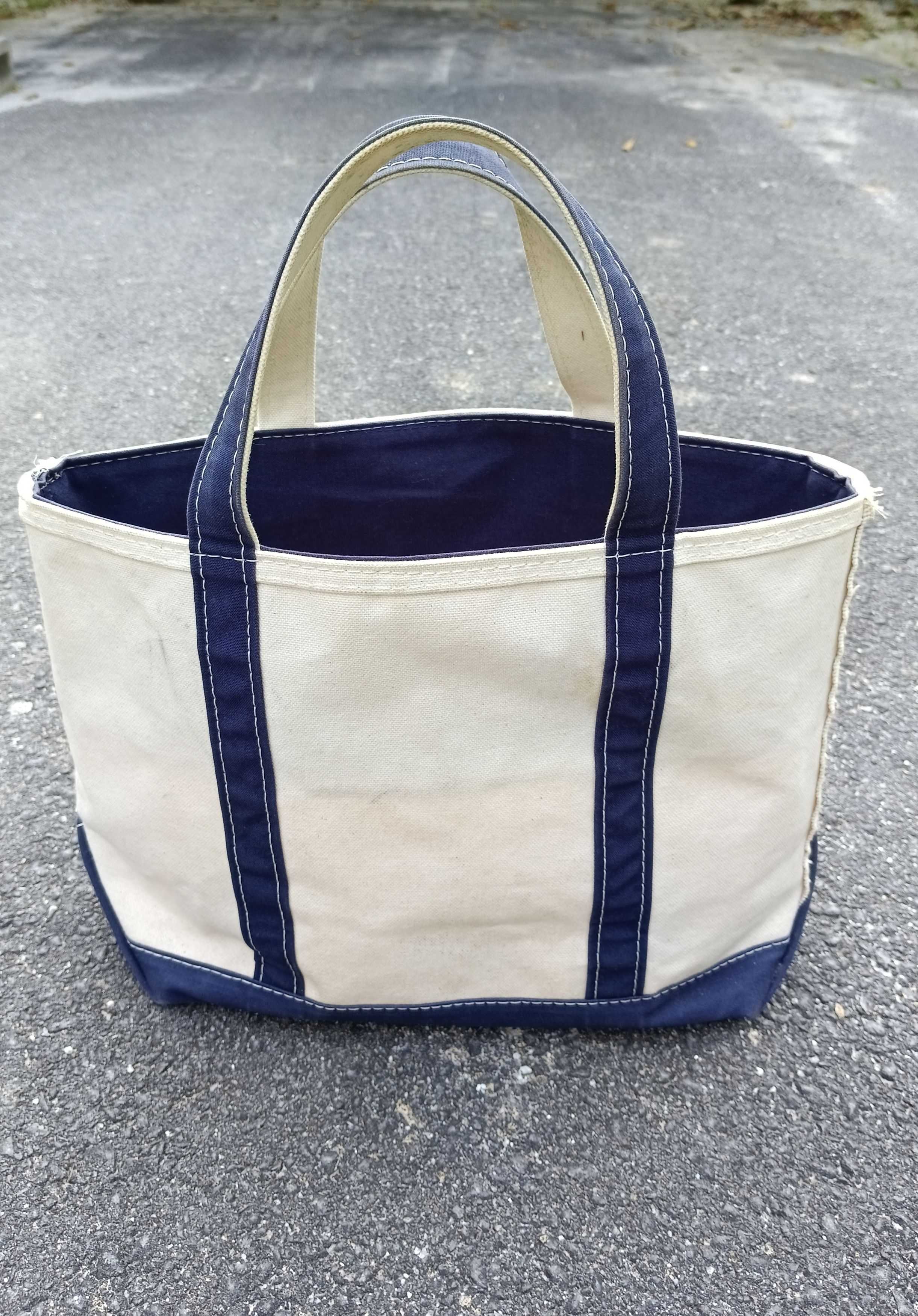 L.L. Bean VINTAGE 70s L.L BEAN TWO TONE HUGE TOTE BAG Size ONE SIZE - 2 Thumbnail