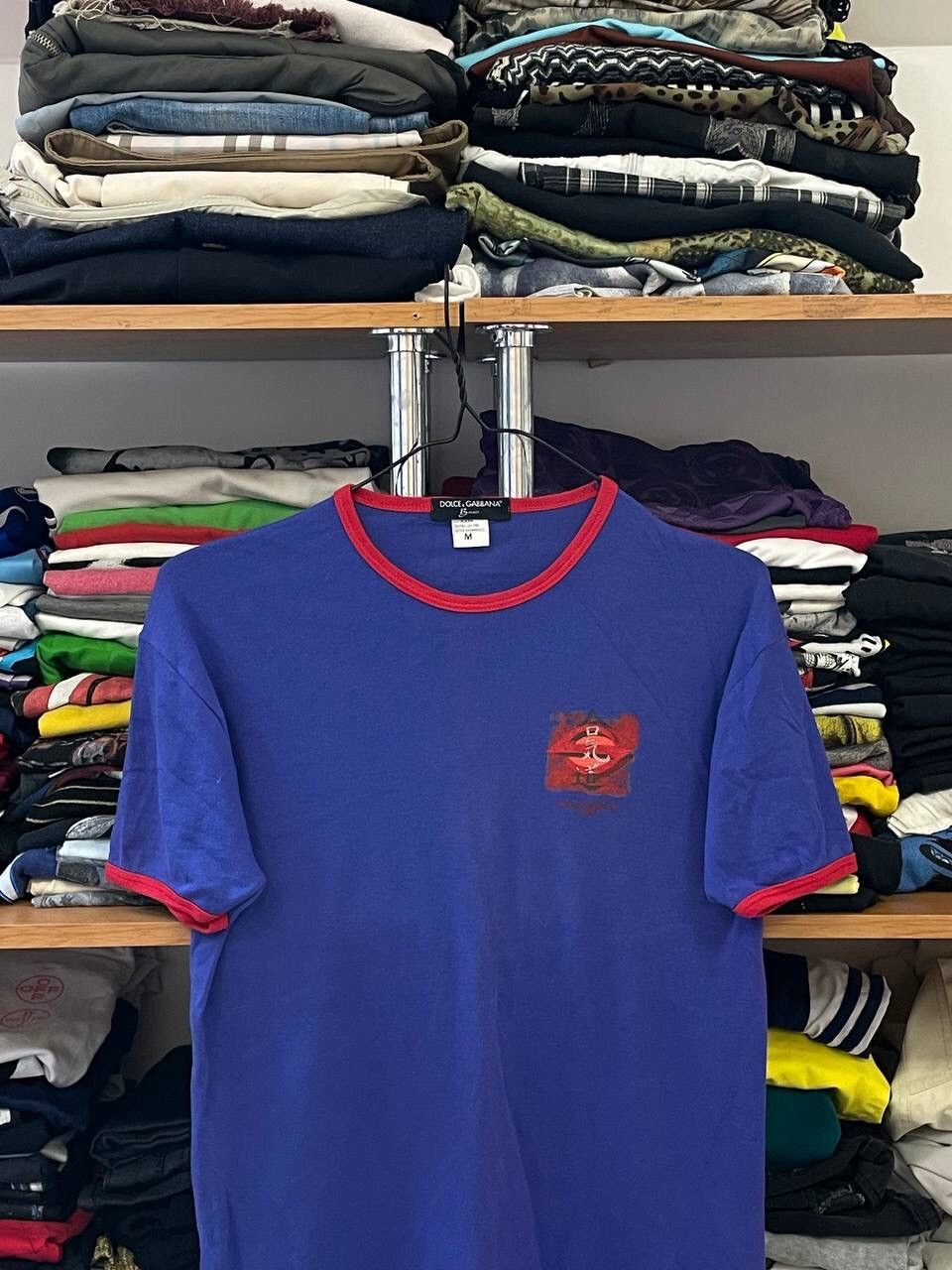 Dolce & Gabbana × Vintage Dolce Gabbana D&G Monogram Basic T Shirt Cotton Large Size US M / EU 48-50 / 2 - 2 Thumbnail