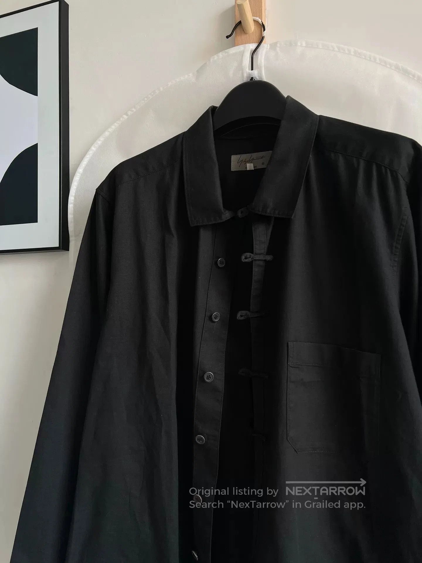 Yohji Yamamoto Yohji Yamamoto Black Oversized Shirt. Size US M / EU 48-50 / 2 - 5 Thumbnail