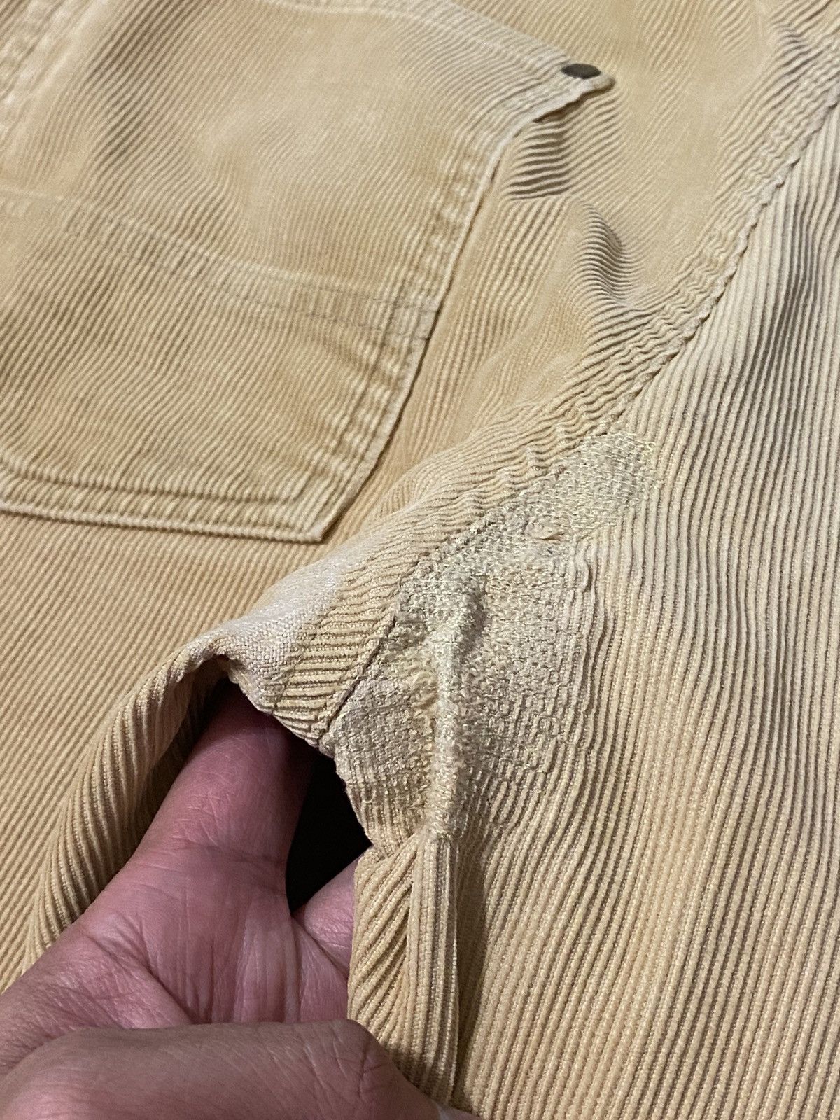 Bape Vintage Bathing Ape Corduroy Double Knee Pants Size US 34 / EU 50 - 13 Thumbnail
