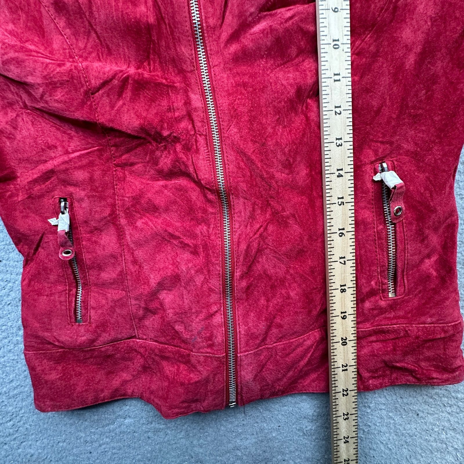 Other Pamela McCoy Suede Leather Motorcycle Jacket Womens Small Size S / US 4 / IT 40 - 4 Thumbnail