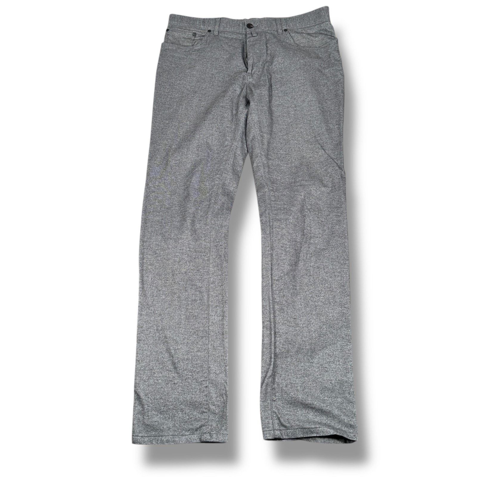 Peter Millar Peter Millar Flannel Brushed Cotton Chino Pants Men 36 Gray Size US 36 / EU 52 - 1 Thumbnail