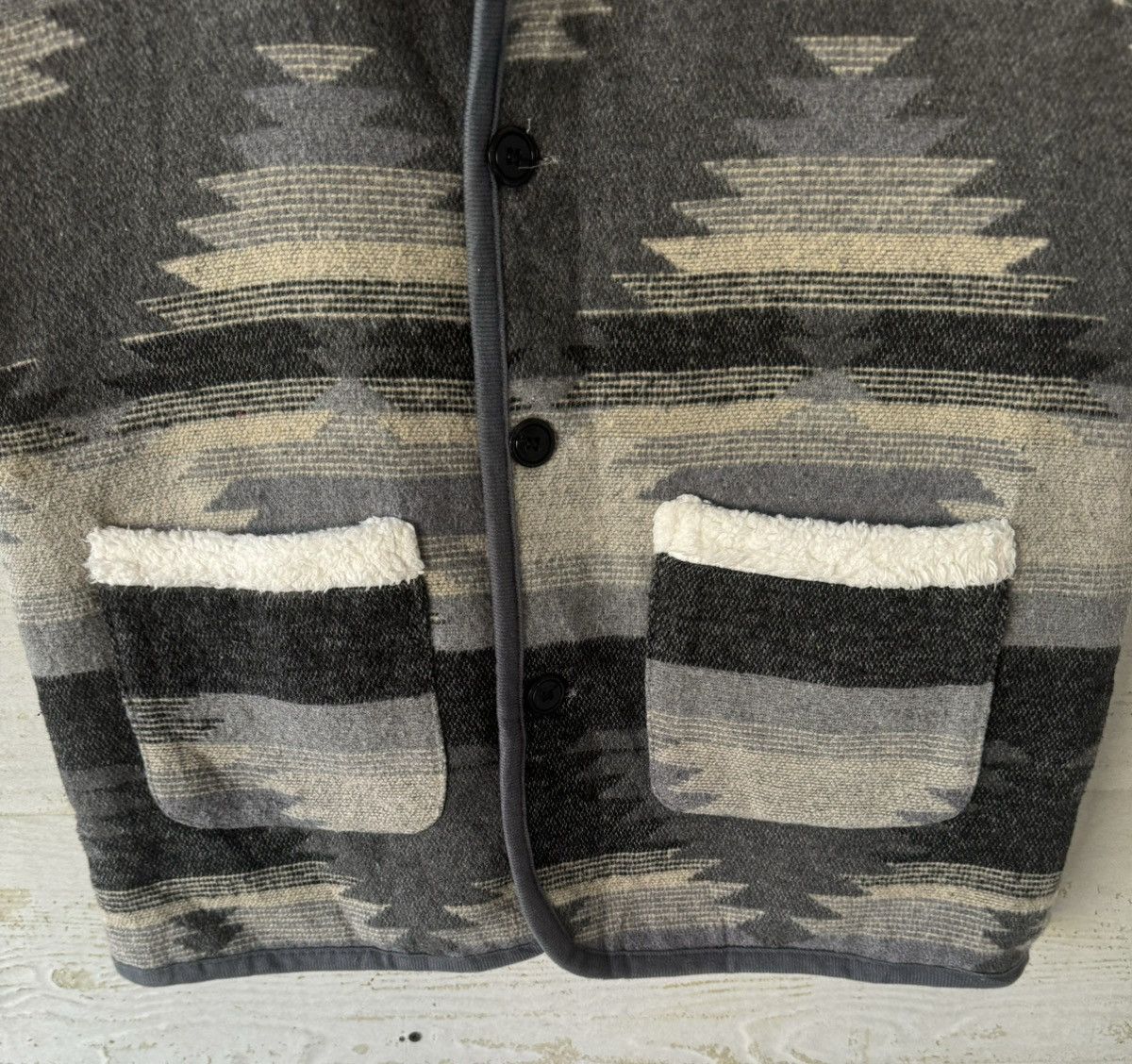 Japanese Brand UNBRANDED VEST FUR JAPAN Size 38S - 3 Thumbnail
