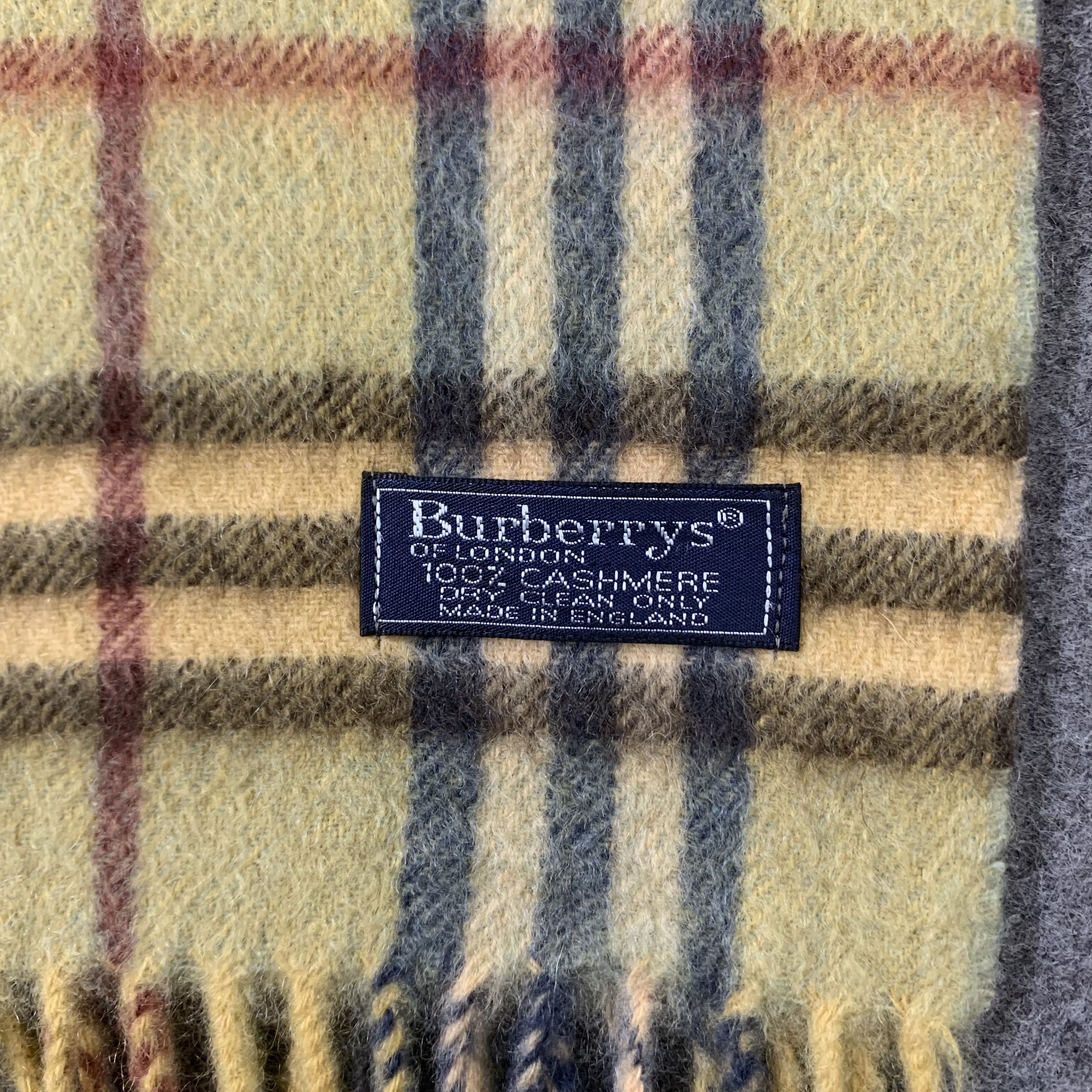 Burberry Burberry Scarf Cashmere Muffler Neck Wrap BL9305 Size ONE SIZE - 5 Thumbnail