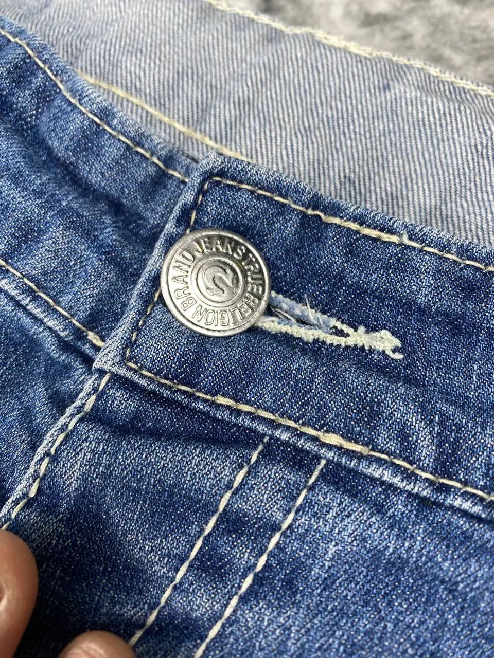 True Religion Vintage True Religion Baggy Denim Jeans Y2K 90s Size US 34 / EU 50 - 4 Thumbnail