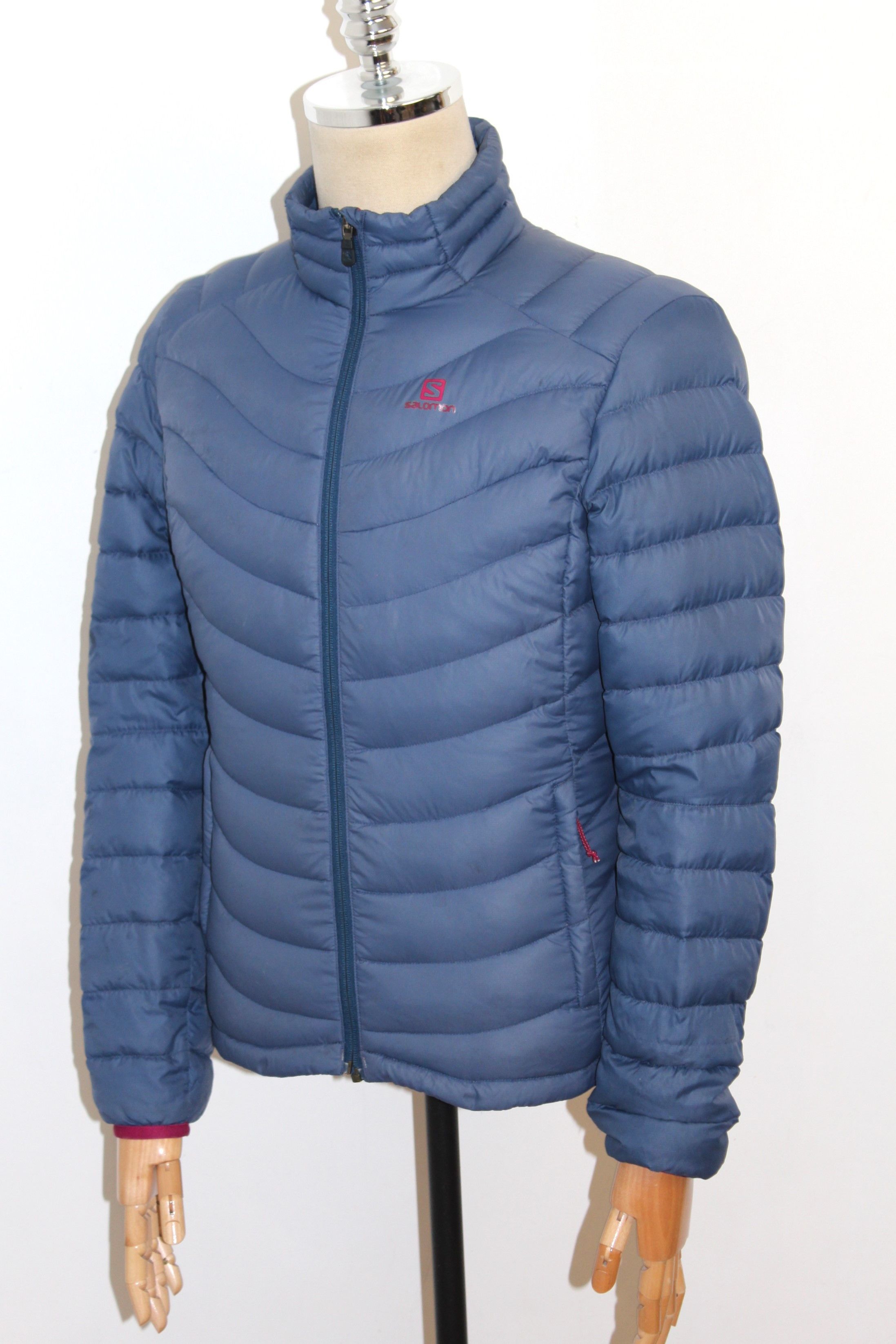 Other Salomon Blue Down Hooded Jacket Size US L / EU 52-54 / 3 - 1 Thumbnail