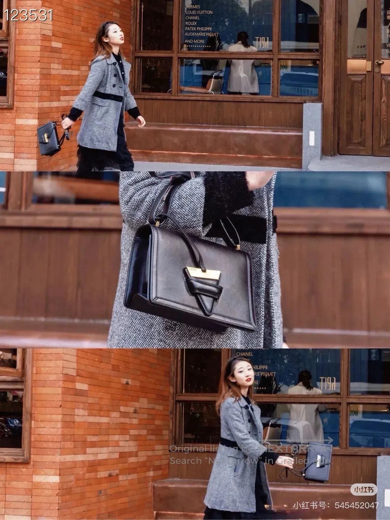 Loewe Loewe Barcelona Triangle Buckle Crossbody. Size ONE SIZE - 7 Thumbnail