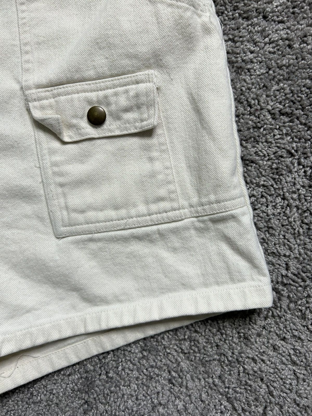 Vintage Vintage 80s Cargo Shorts 1980s Button Snap Multi Pocket Size US 30 / EU 46 - 3 Thumbnail