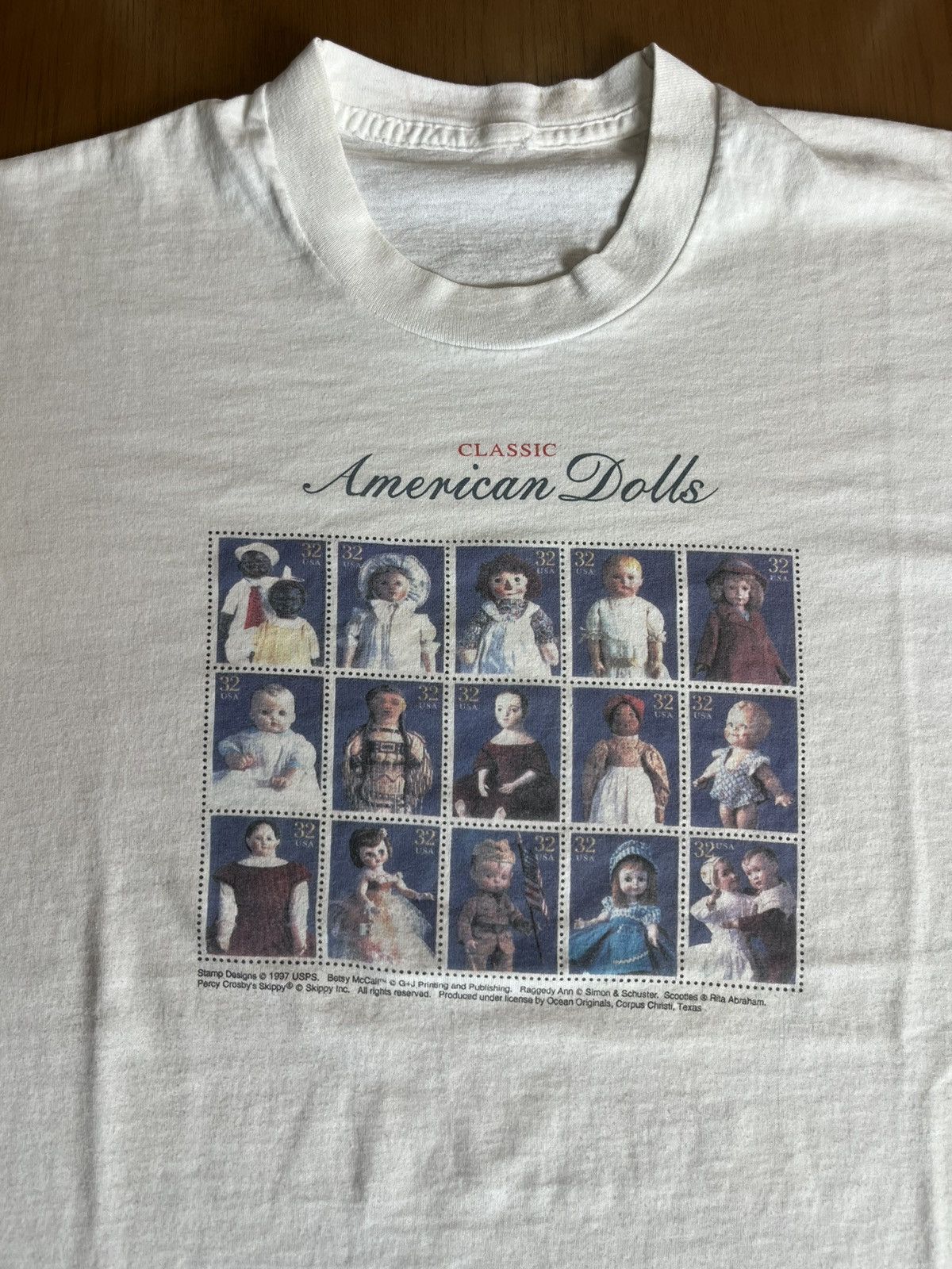 Vintage American Dolls Stamp Designs 1997’s Betsy McCall Tee
