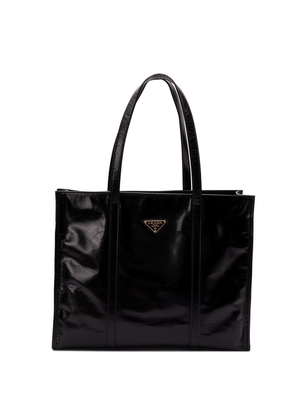 Prada Large Leather Tote Bag, Women's