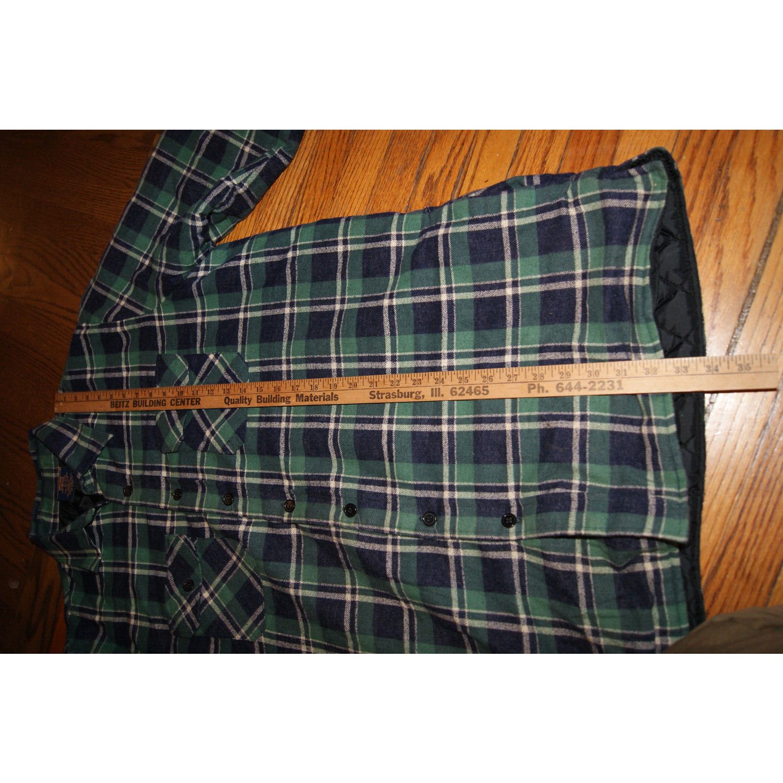 Woodlands VTG WOODLAND Flannel Shirt Mens XL Tall Quilt Lined Shacket Size US XL / EU 56 / 4 - 10 Thumbnail
