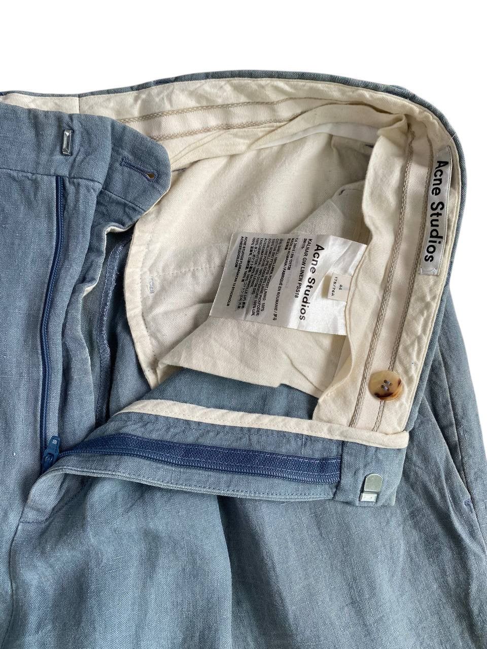Acne Studios PSS18 Acne Studious Kalnar GW Linen Pants Size US 30 / EU 46 - 5 Thumbnail