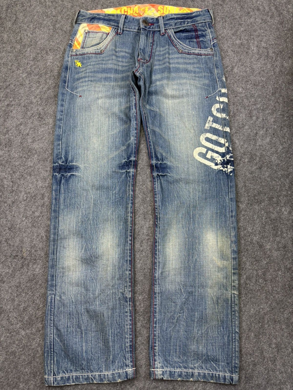 Gotcha 💥Surf Style💥Gotcha Surf Medium Wash Denim F950 Size US 33 - 18 Thumbnail