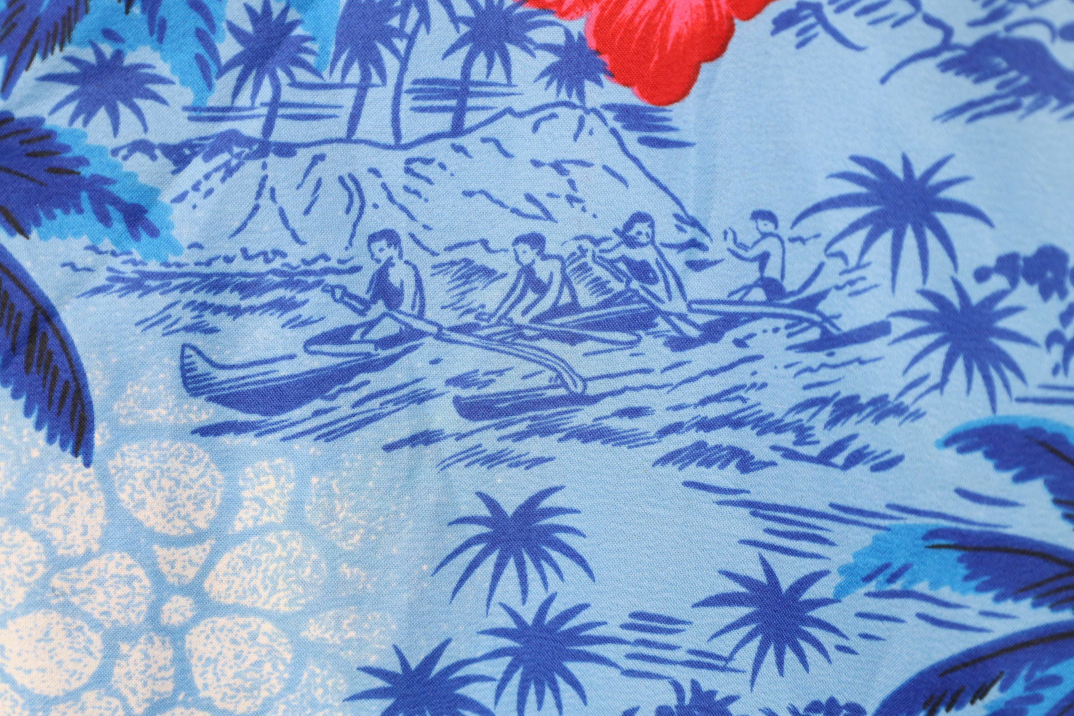 Vintage Vintage 70s Pineapple Collar Hawaiian Button Shirt USA Size US XL / EU 56 / 4 - 13 Thumbnail