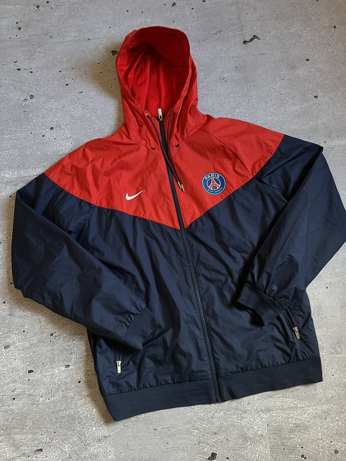 Nike Nike Paris Saint-Germain Windbreaker Hoodie L Navy Size US L / EU 52-54 / 3 - 1 Thumbnail