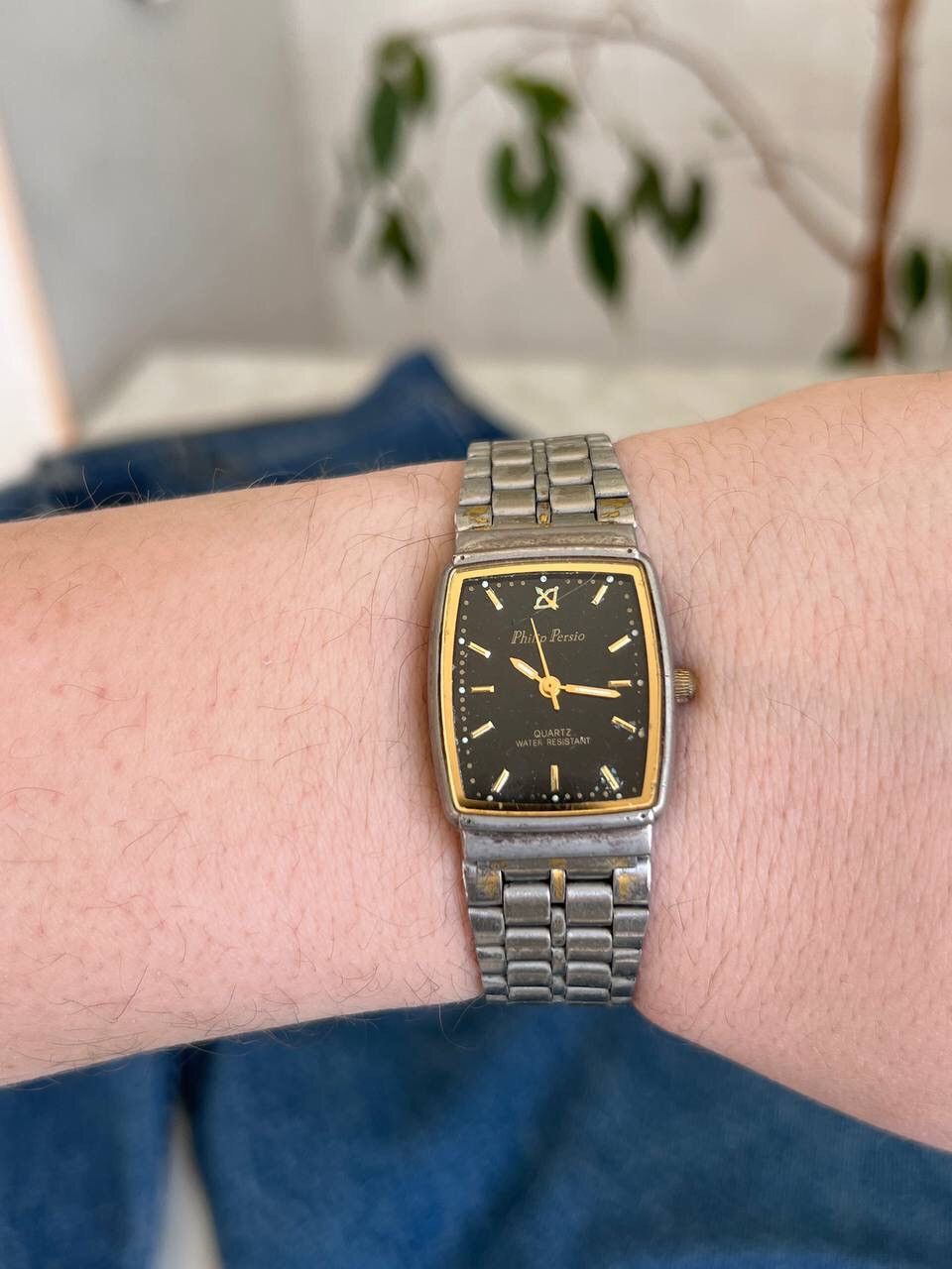 Japanese Brand × Vintage Vintage Japanese style futuristic Watch black dial tank Size ONE SIZE - 4 Thumbnail