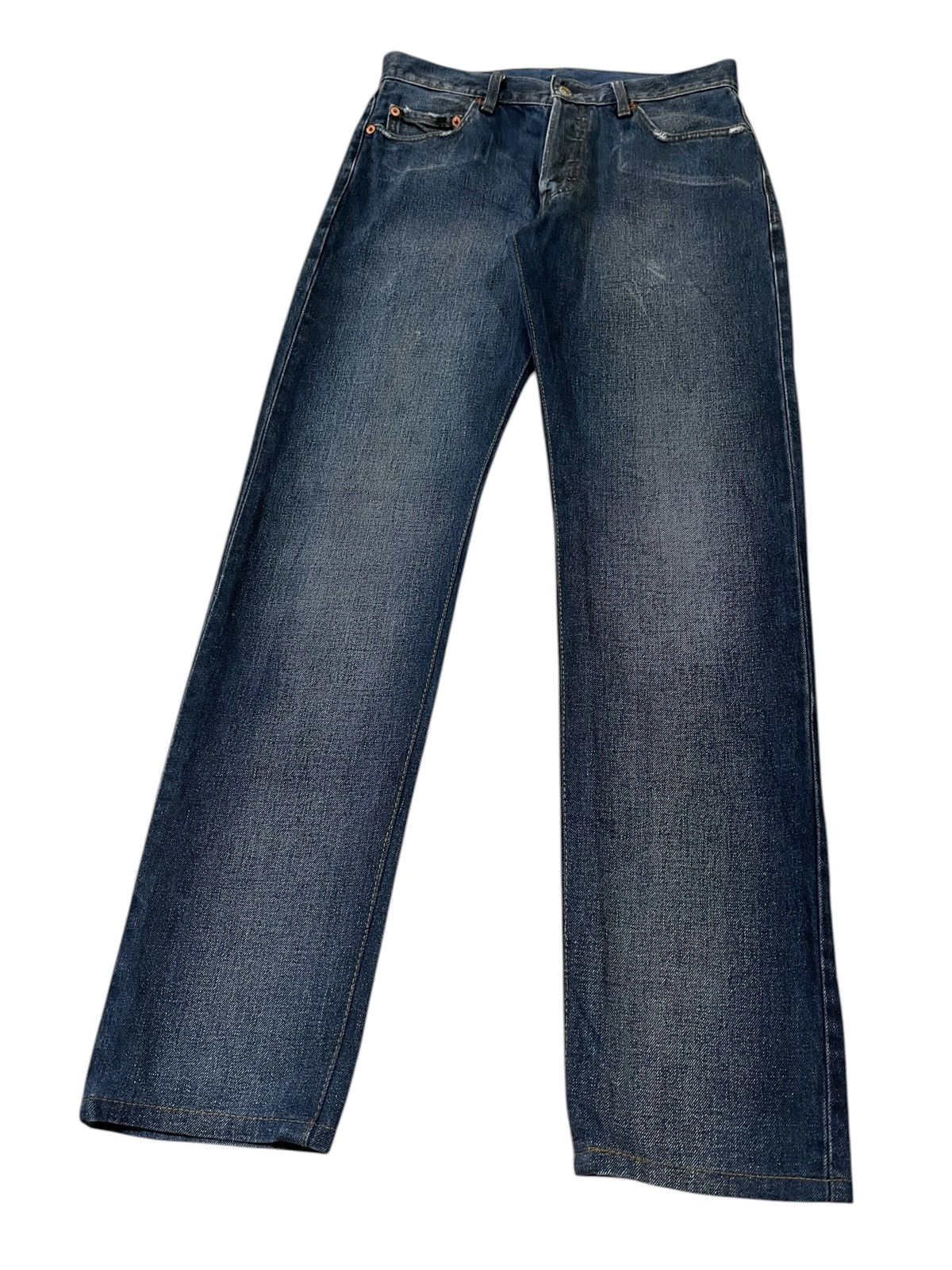 Levi's Vintage 2000's Levi's 501 Button Fly C182 Jeans Denim Size US 30 / EU 46 - 2 Thumbnail