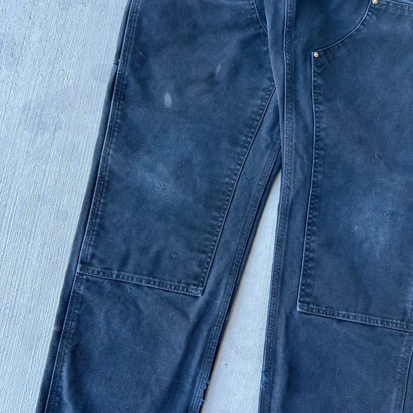 Carhartt × Vintage Vintage Y2K Carhartt black double knee work carpenter pants Size US 32 / EU 48 - 3 Thumbnail