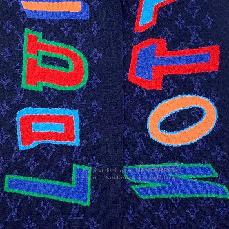 Louis Vuitton Louis Vuitton NBA co-branded dark blue logo jacquard full Size ONE SIZE - 5 Thumbnail