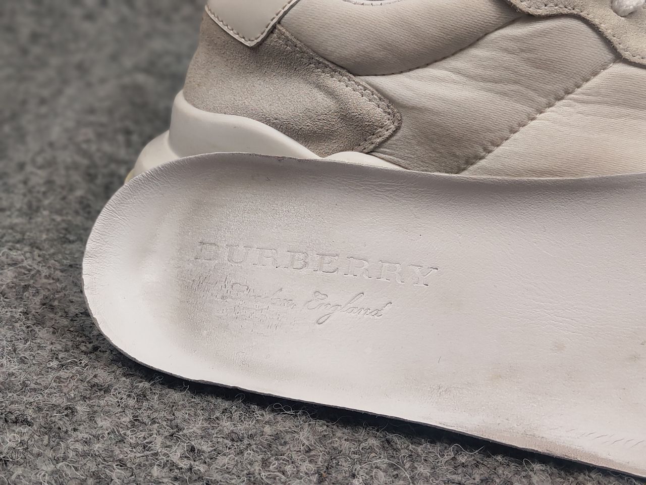 Burberry Burberry Ramsey Trainers Logo White Low-Top Sneakers Size US 7.5 / IT 37.5 - 18 Thumbnail