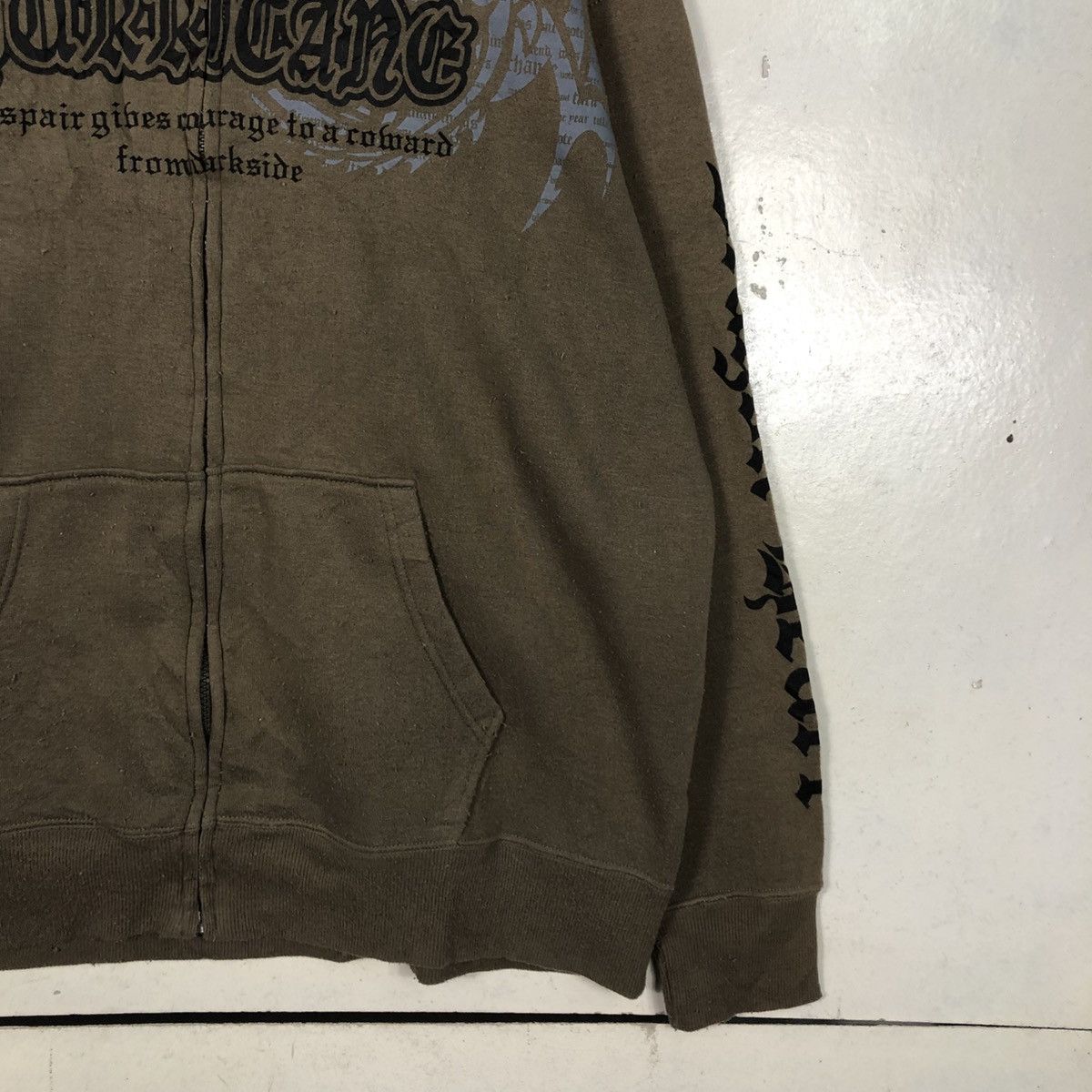 Japanese Brand 📌Vintage Zipper Hoodie Jacket Beaumere Punk Design Backhit Size US L / EU 52-54 / 3 - 7 Thumbnail