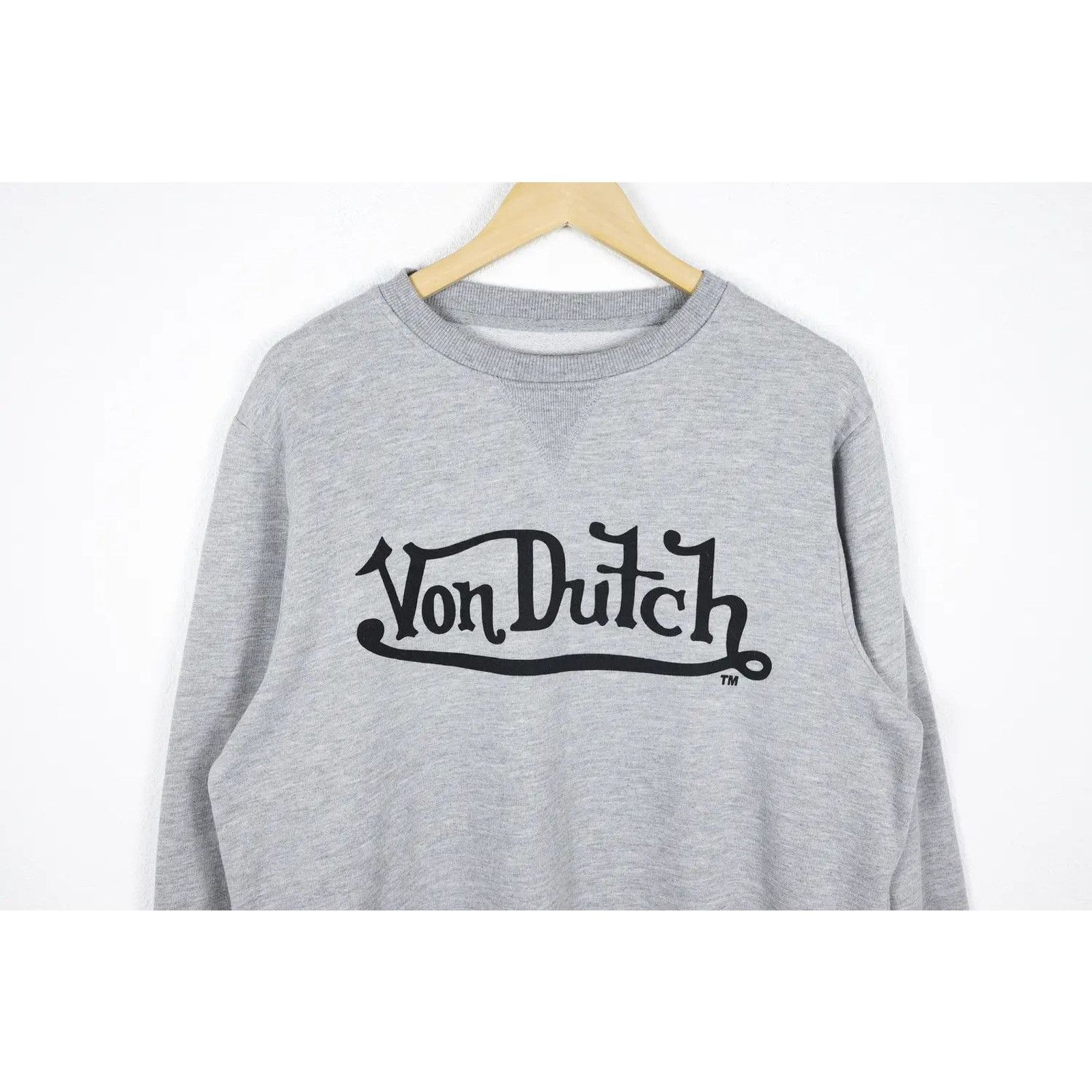 Von Dutch Vintage Von Dutch Logo Crew Sweatshirt Y2K 2000s Size US L / EU 52-54 / 3 - 2 Thumbnail