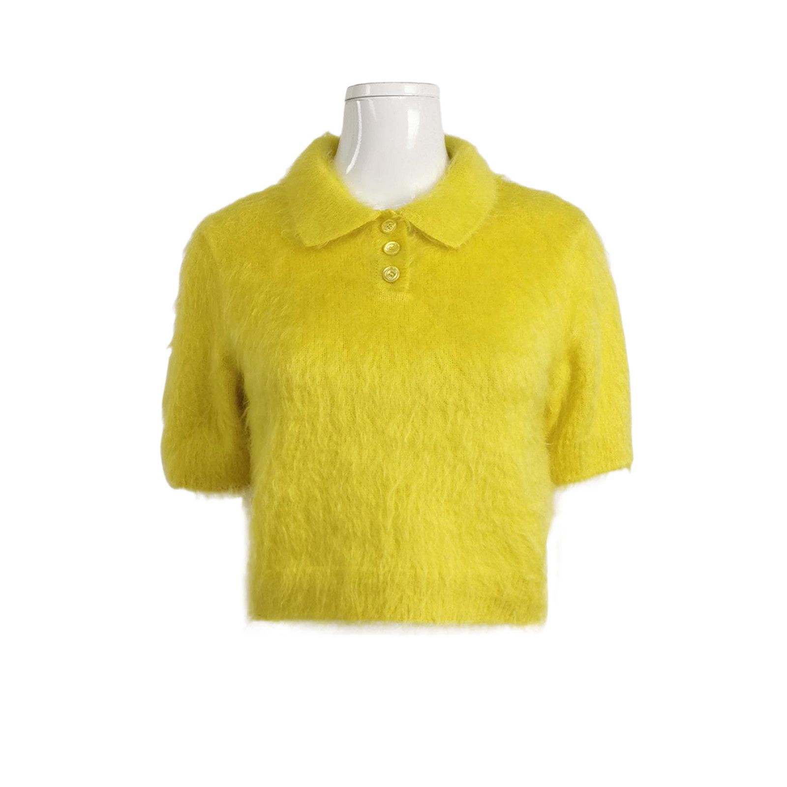 Gucci Gucci Mohair Blend Polo Sweater Size L Size L / US 10 / IT 46 - 1 Thumbnail