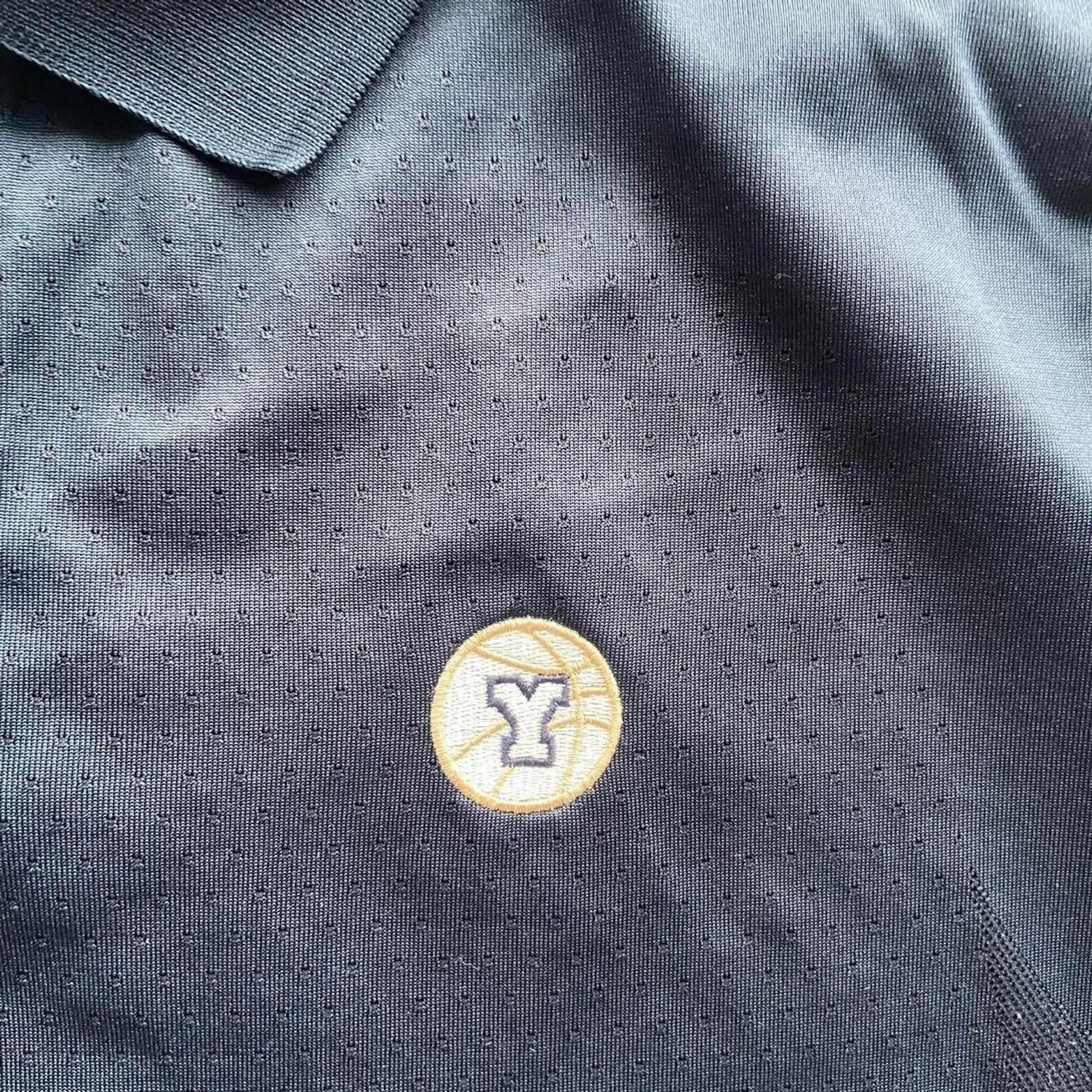 Nike Nike Navy Dri-Fit Golf Polo Shirt BYU Basketball Y2k Ksl XXL Size ONE SIZE - 3 Thumbnail