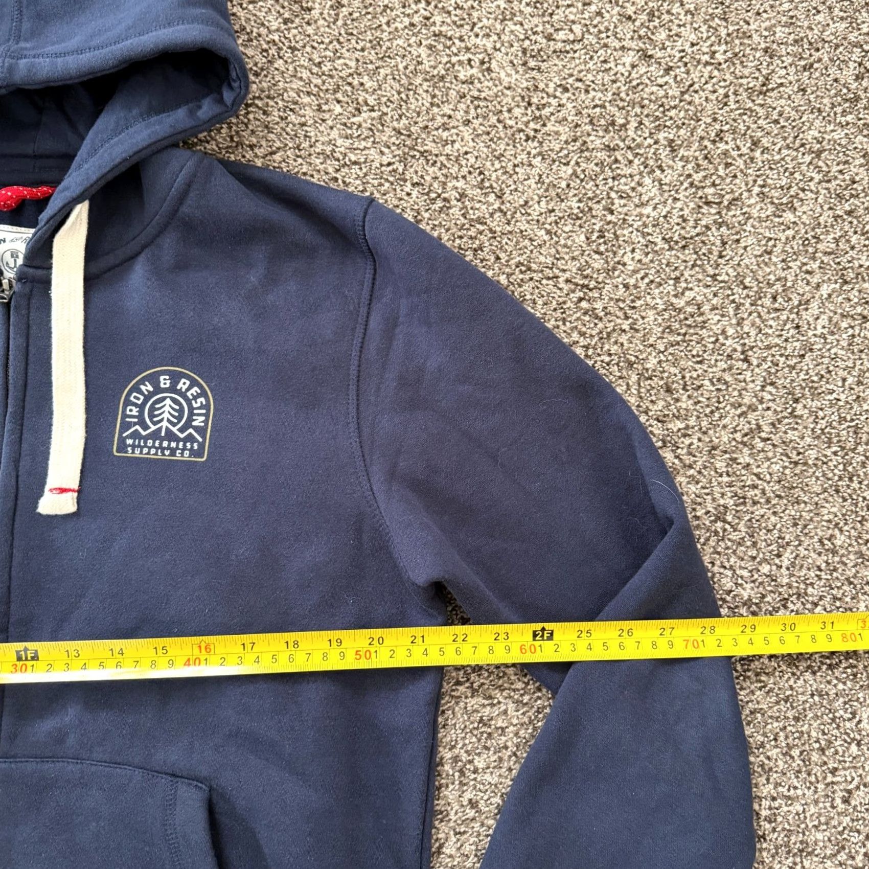 Huckberry Iron & Resin Hoodie Full Zip Utility Jacket Blue Men’s Medium Size US M / EU 48-50 / 2 - 3 Thumbnail