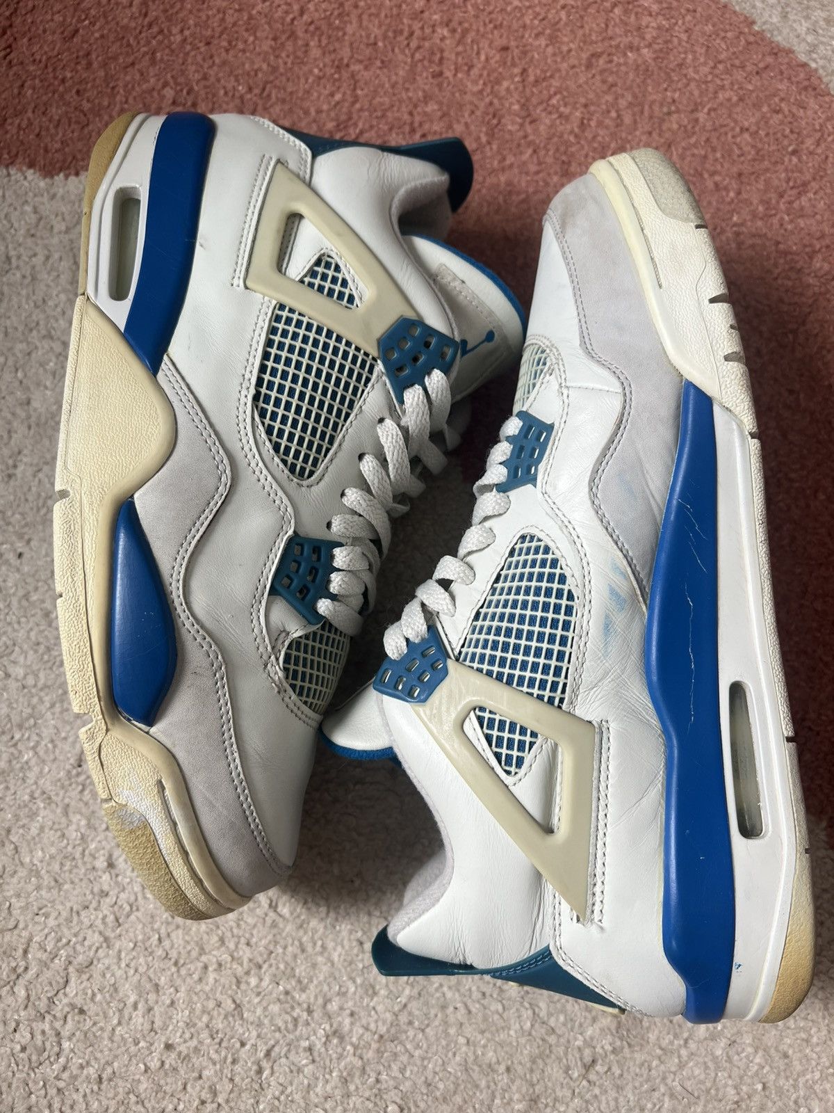 Jordan Brand Jordan 4 Retro Military Blue (2006) Vintage Sneakers Size US 9.5 / EU 42-43 - 2 Thumbnail