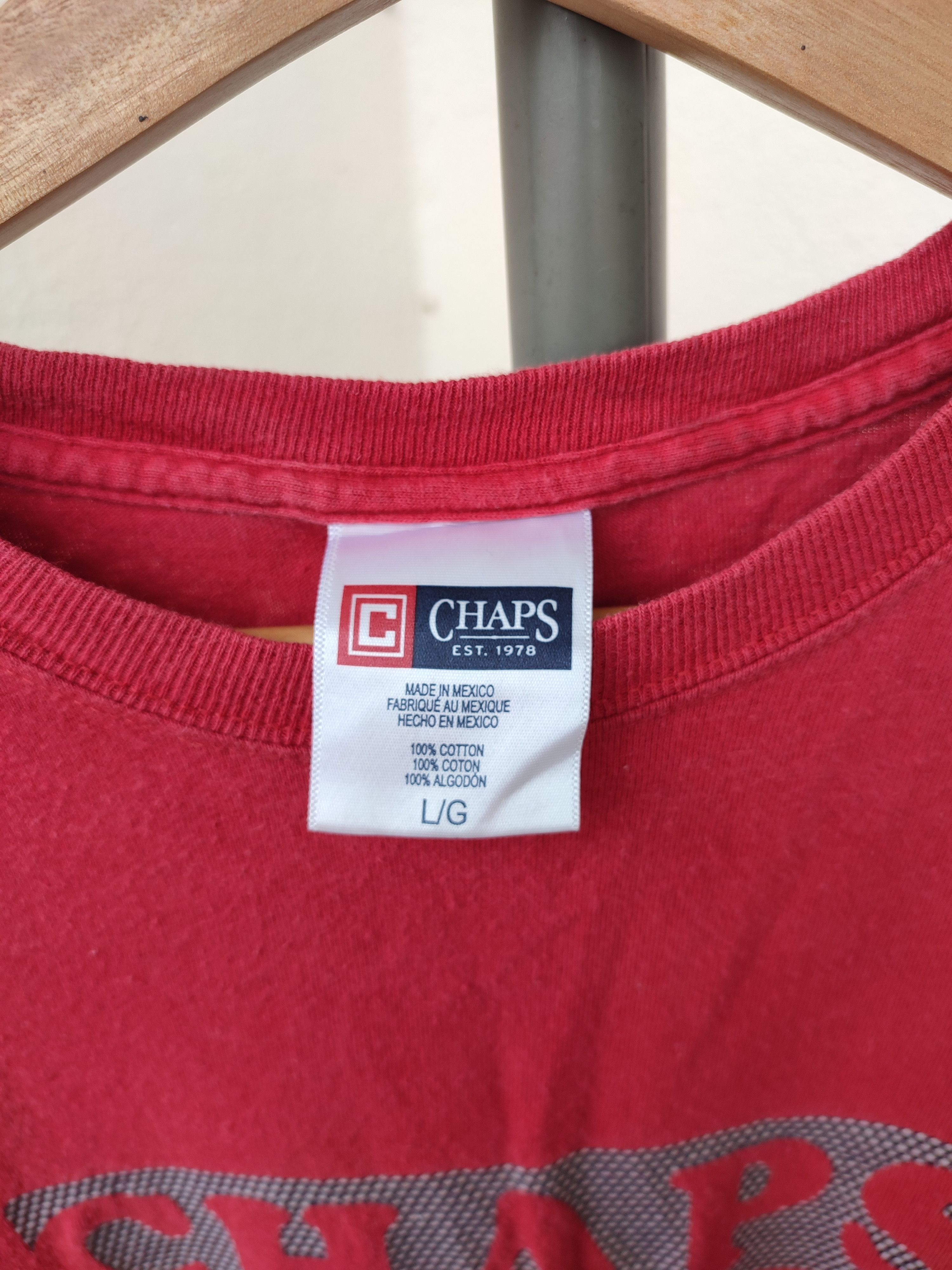 Chaps VINTAGE CHAPS SPELL OUT TEES Size US XL / EU 56 / 4 - 12 Thumbnail