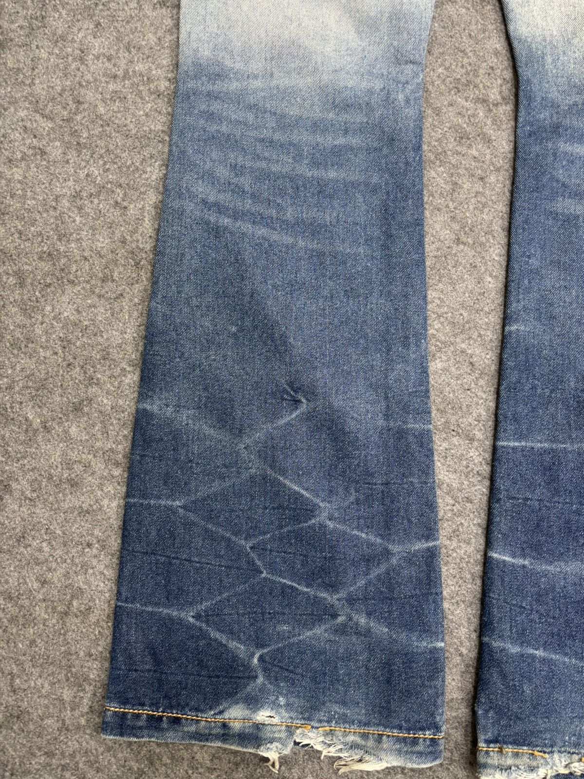 Seditionaries 💥Sick Super Flare Patchwork💥Icom Distressed Denim F596 Size US 34 / EU 50 - 18 Thumbnail