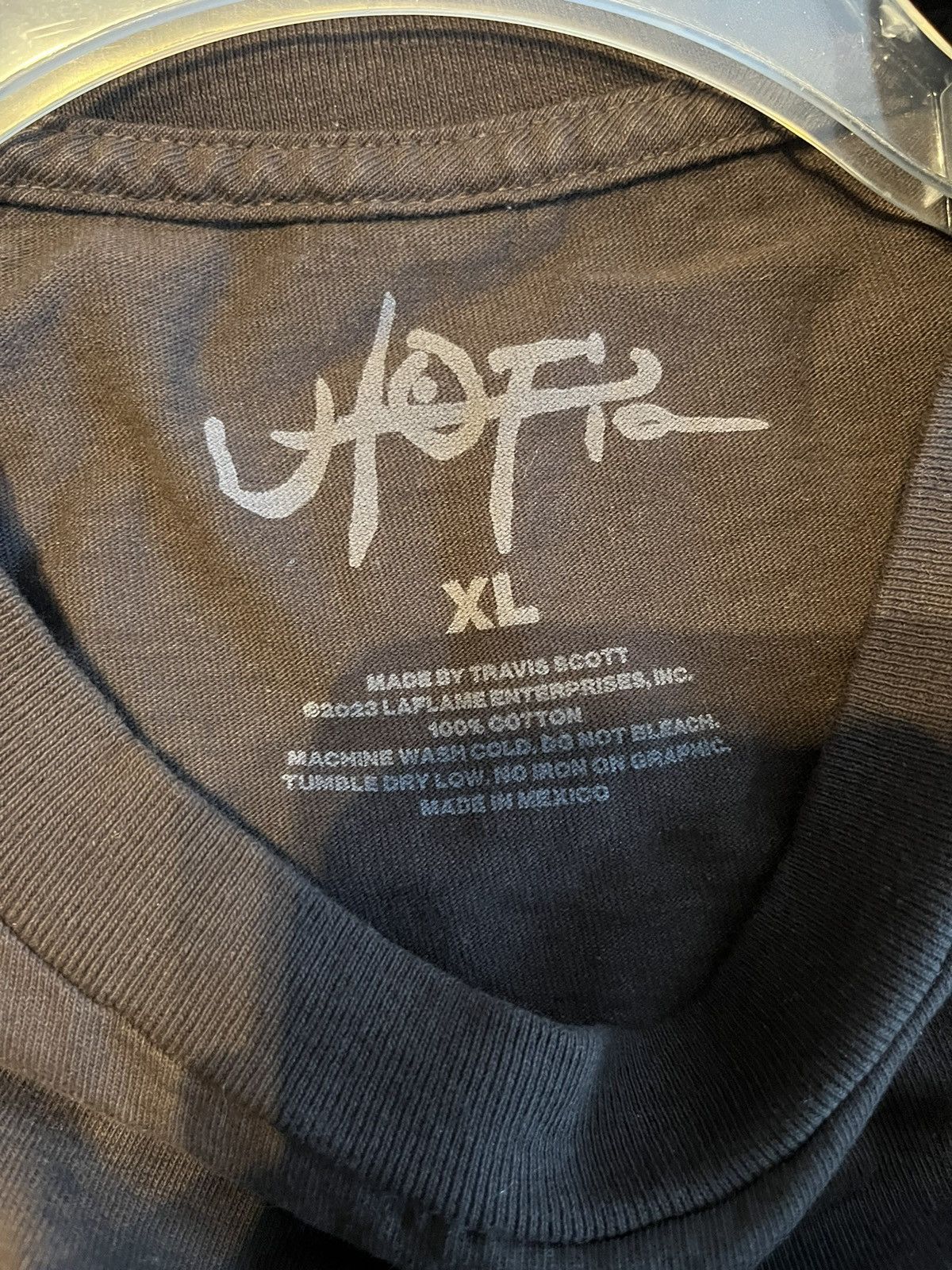 Travis Scott Travis Scott C2 Utopia Pack Tee Shirt Size XL Brown Size US XL / EU 56 / 4 - 3 Thumbnail