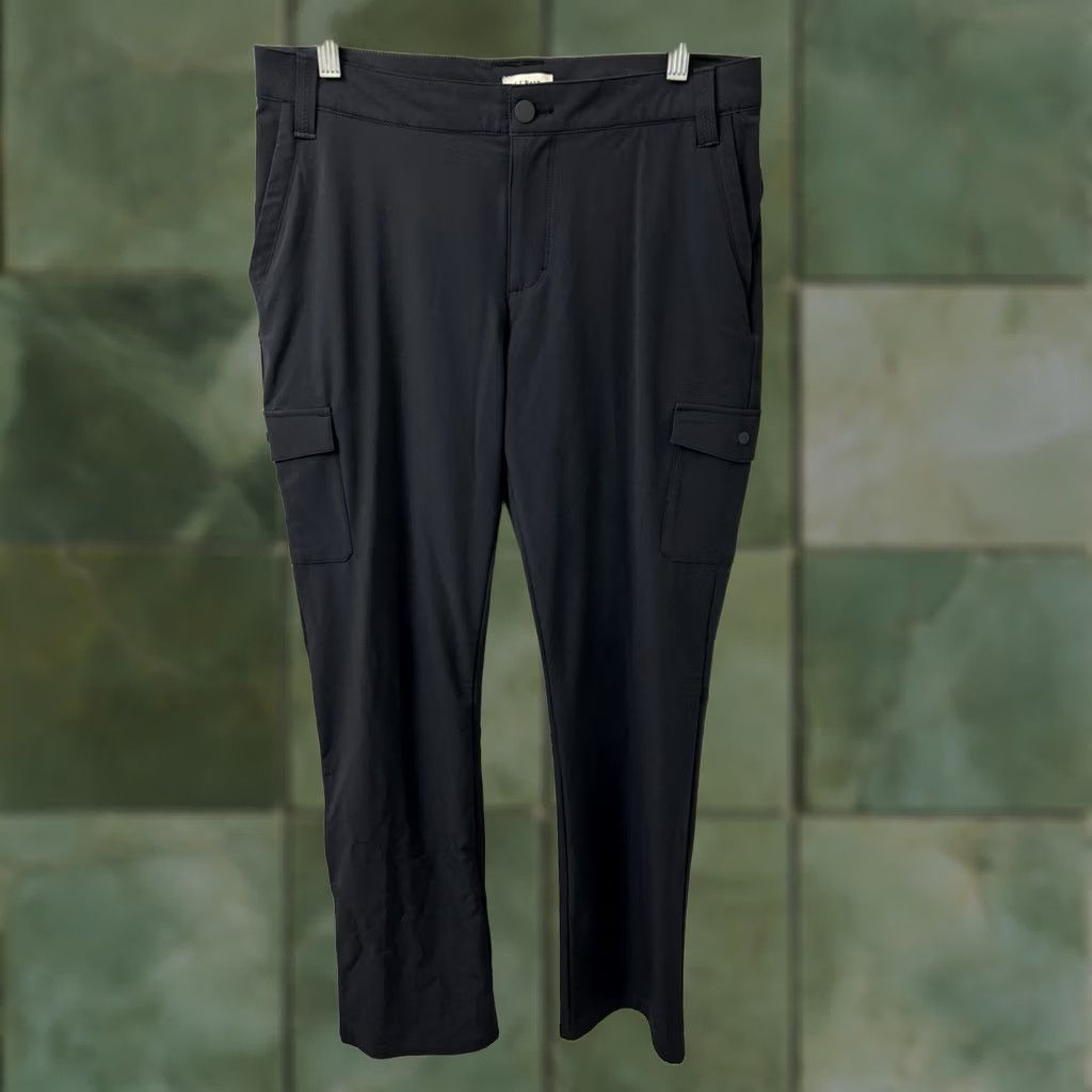 Vintage VINTAGE: No LL Bean Vista Camp Pants Womens 10 Black Cargo Hiking Outdoor Stretch 510673 Size 32" / US 10 / IT 46 - 1 Thumbnail