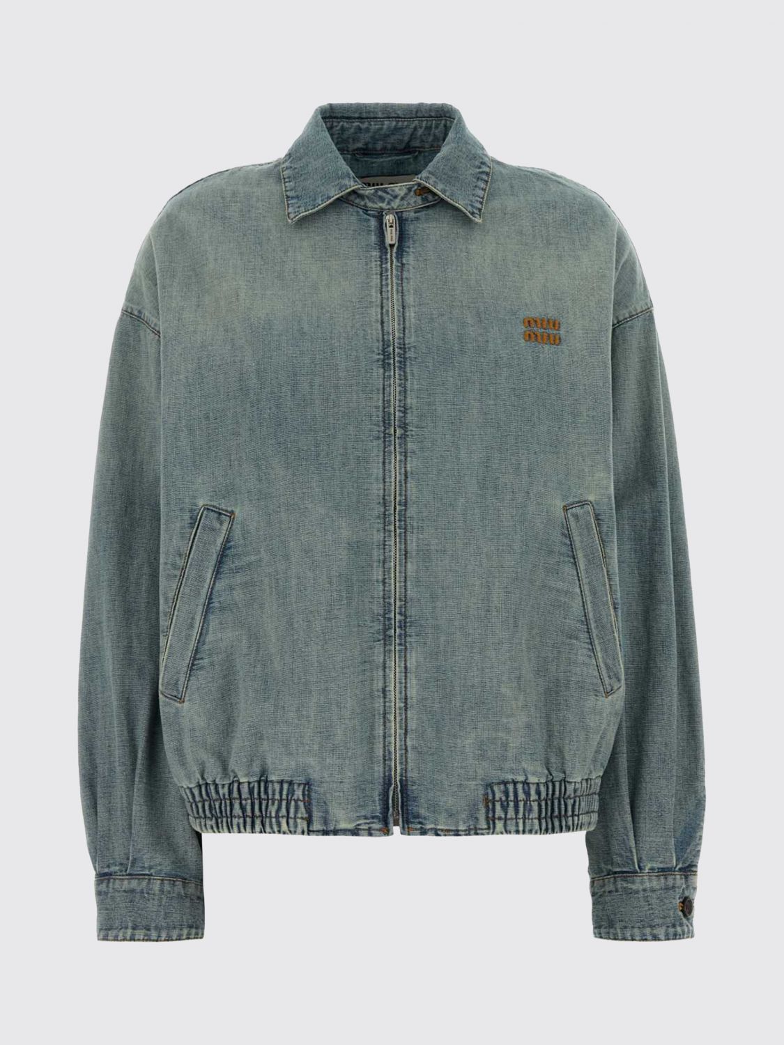 Miu Miu Miu Miu Jacket Woman Sky Blue Size L / US 10 / IT 46 - 1 Preview