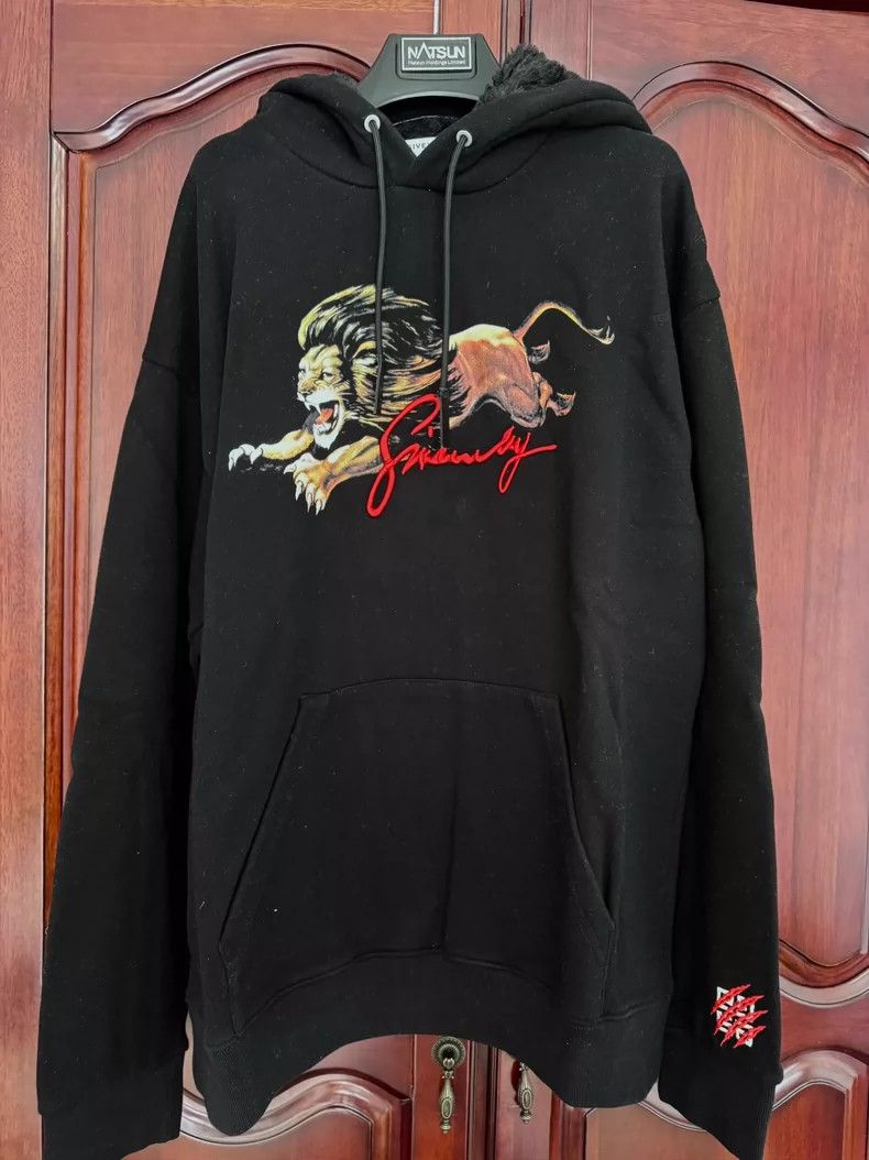 Givenchy Givenchy Black lion pattern hooded sweater, size XL, almos Size US XL / EU 56 / 4 - 2 Thumbnail
