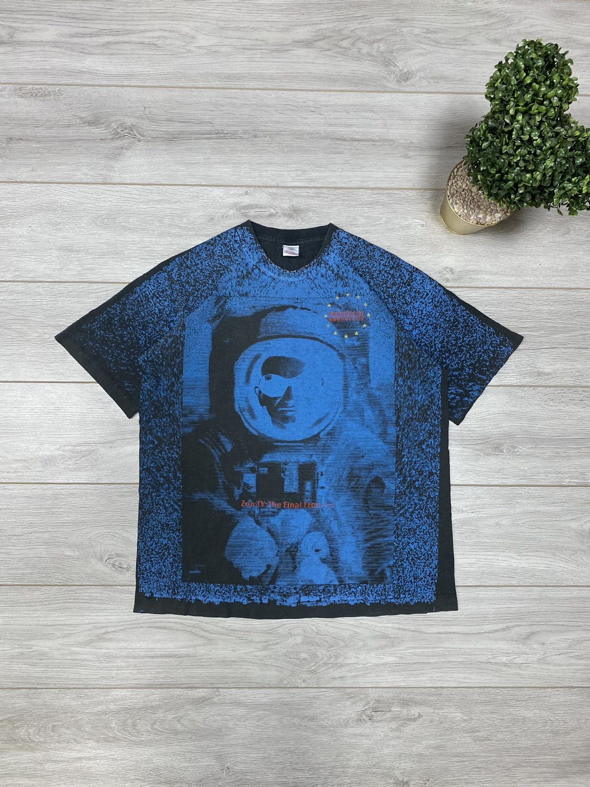 U2 1993 zooropa RARE over print vintage tour t-shirt