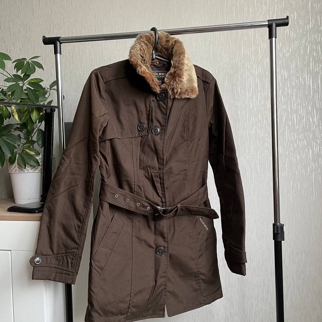 image of Woolrich John Rich Bros Woolrich John&bros Parka Woman Jacket in Brown, Women's (Size XS)