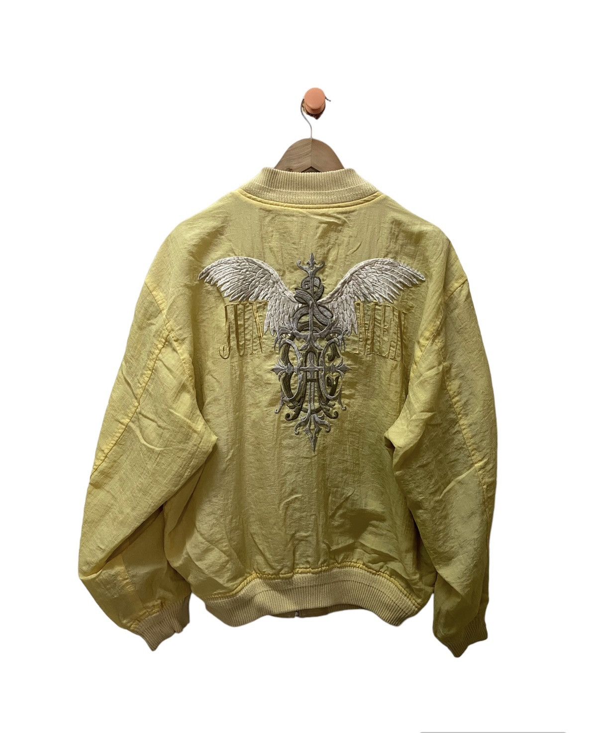 Designer × Japanese Brand Jun Men Embroidery Big Logo Reversible Bomber Jacket Size US XL / EU 56 / 4 - 1 Thumbnail