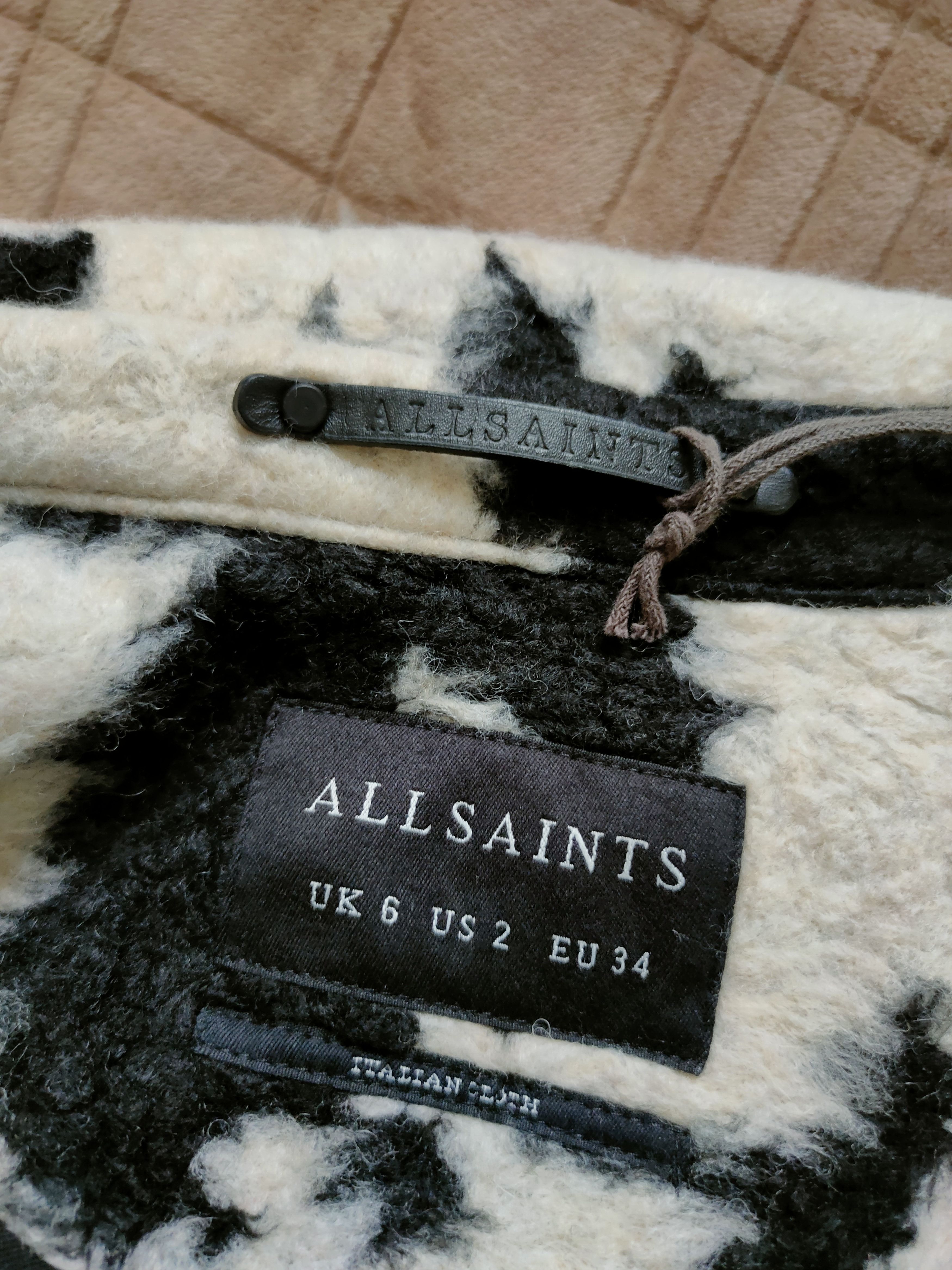 Allsaints Allsaints Jessa Jacket Coast Italian Monochrome Camo Print Size M / US 6-8 / IT 42-44 - 9 Thumbnail