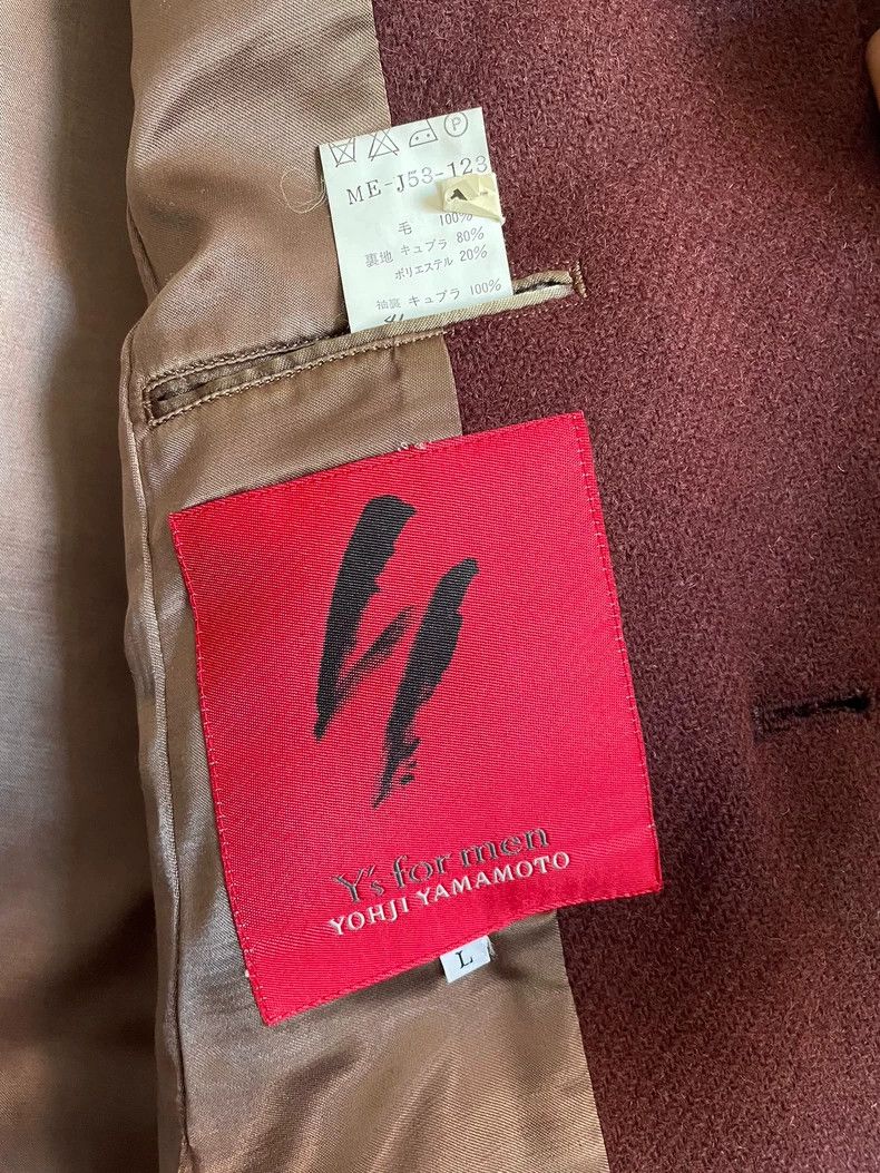 Y's for Men Y's For Men Brick Red Men's Wool jacket Size US L / EU 52-54 / 3 - 5 Thumbnail