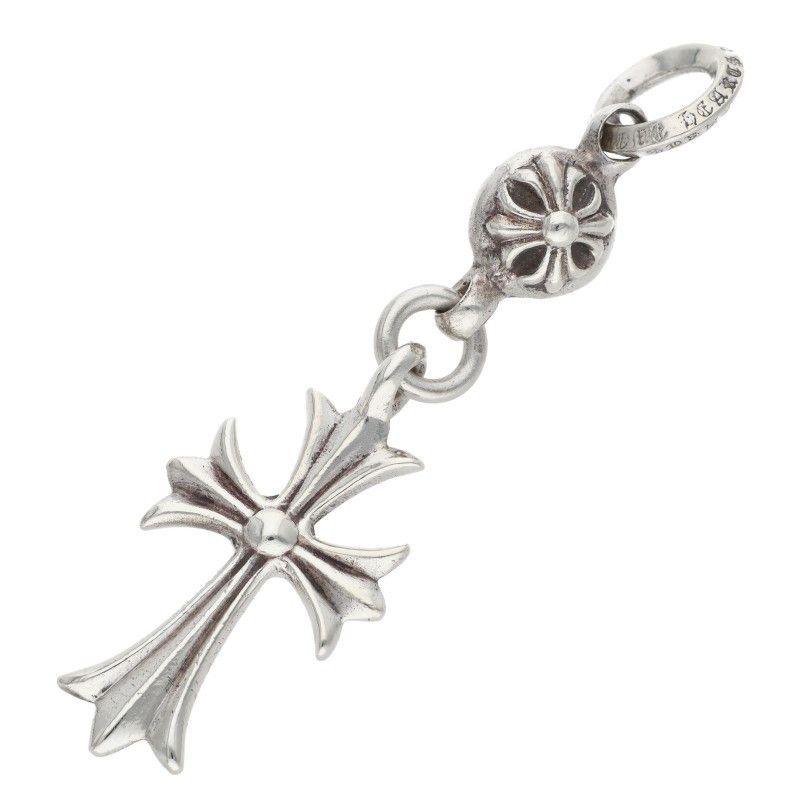 Chrome Hearts Chrome Hearts 1 Ball Tiny CH Cross Silver Size ONE