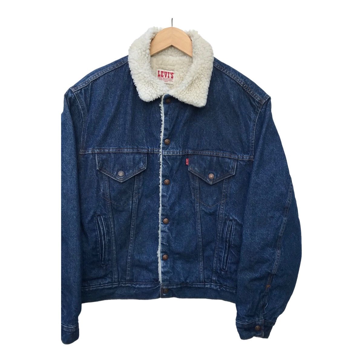 Levi's Vintage Levis Usa Denim Sherpa Lining Trucker Jacket Size US M / EU 48-50 / 2 - 6 Thumbnail