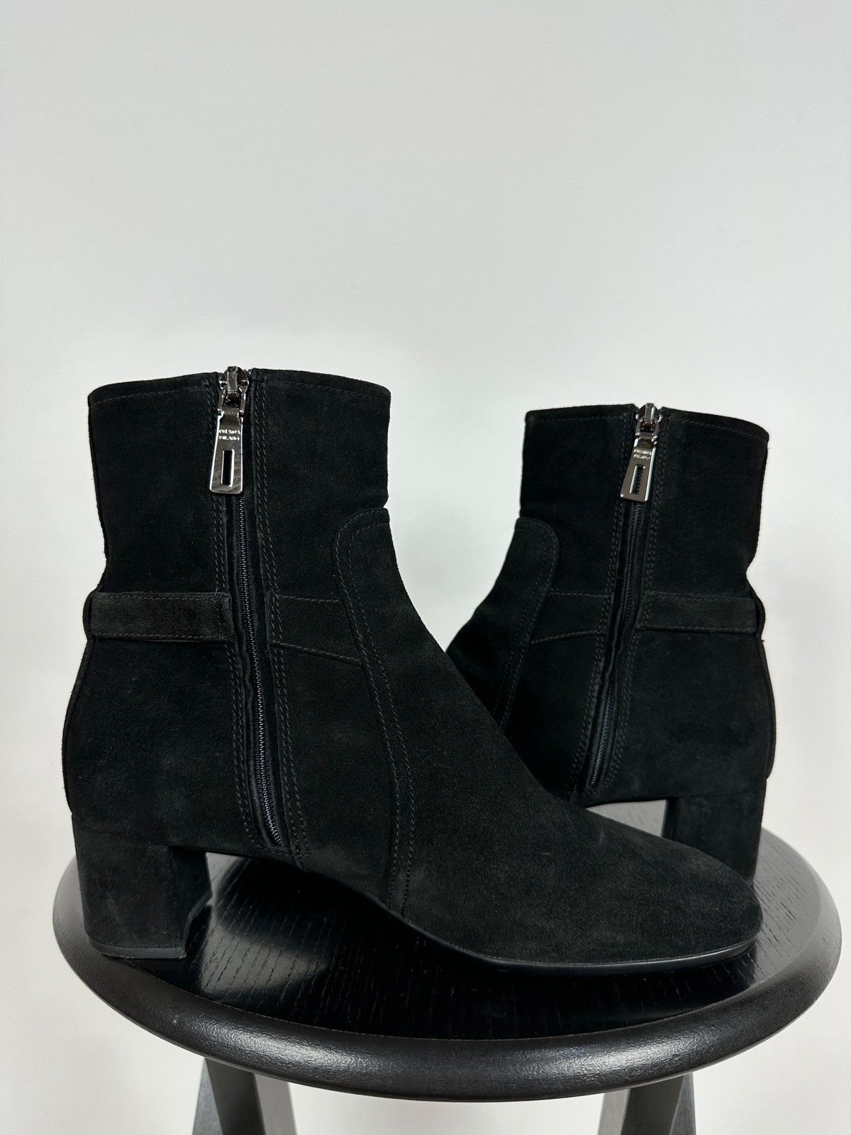 Prada Prada Suede Zip Ankle Boots Size US 7 / IT 37 - 6 Thumbnail