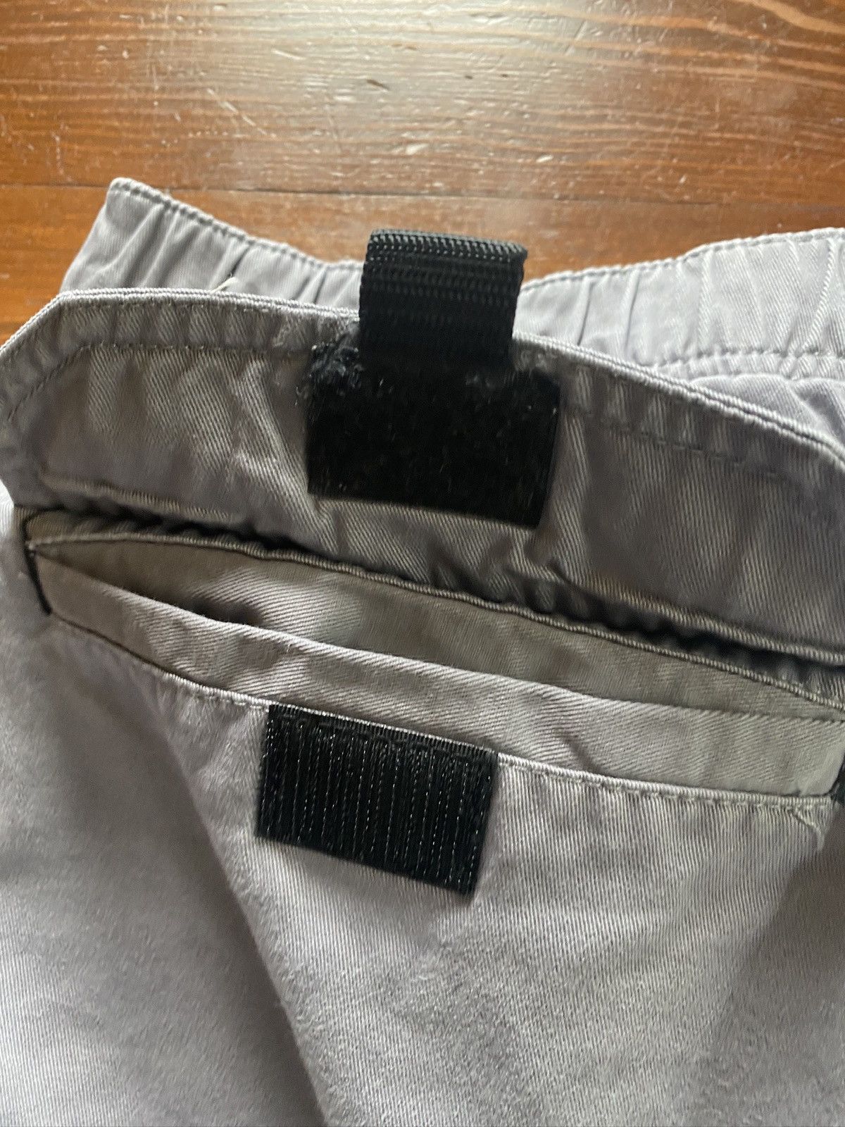 Ocean Pacific × Vintage Vintage 90’s Ocean Pacific Grey Wide Leg Cargo Shorts Size US 38 / EU 54 - 5 Thumbnail