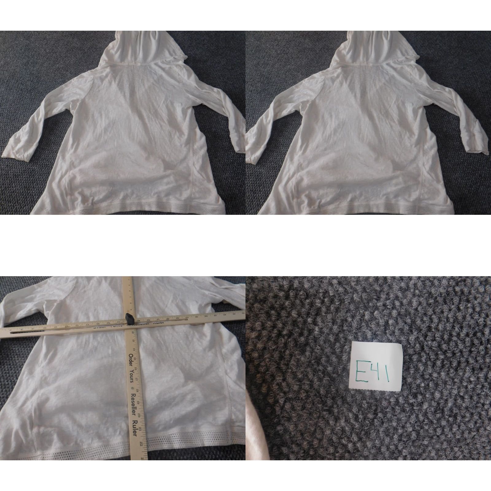 Banana Republic Banana Republic Democracy Womens Cardigan Sweater Knit Cotton Polyester White Regular XS Size XS / US 0-2 / IT 36-38 - 8 Thumbnail