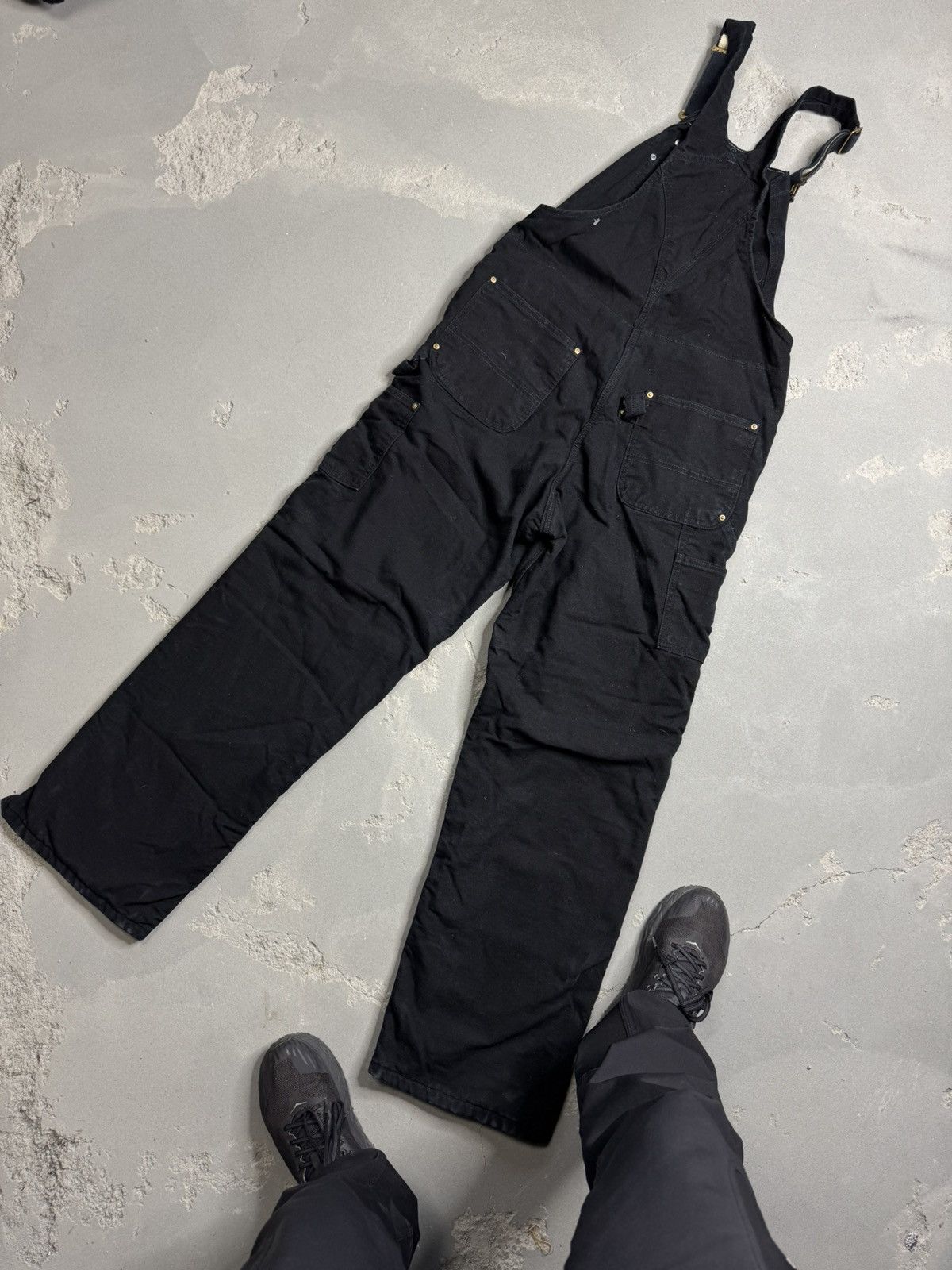Carhartt × Vintage Vintage Carhartt Overalls Black Size US 36 / EU 52 - 2 Thumbnail
