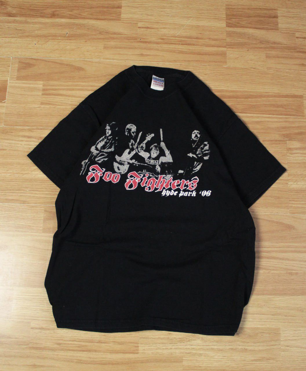 Pre-owned Band Tees X Rock T Shirt Vintage 2006 Foo Fighters Hyde Park Tee In Black