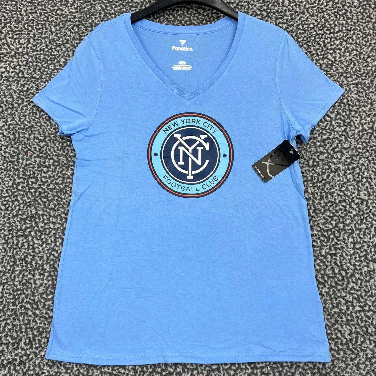 Other New York City FC Shirt Women Short Sleeve V-Neck New M Size M / US 6-8 / IT 42-44 - 1 Thumbnail