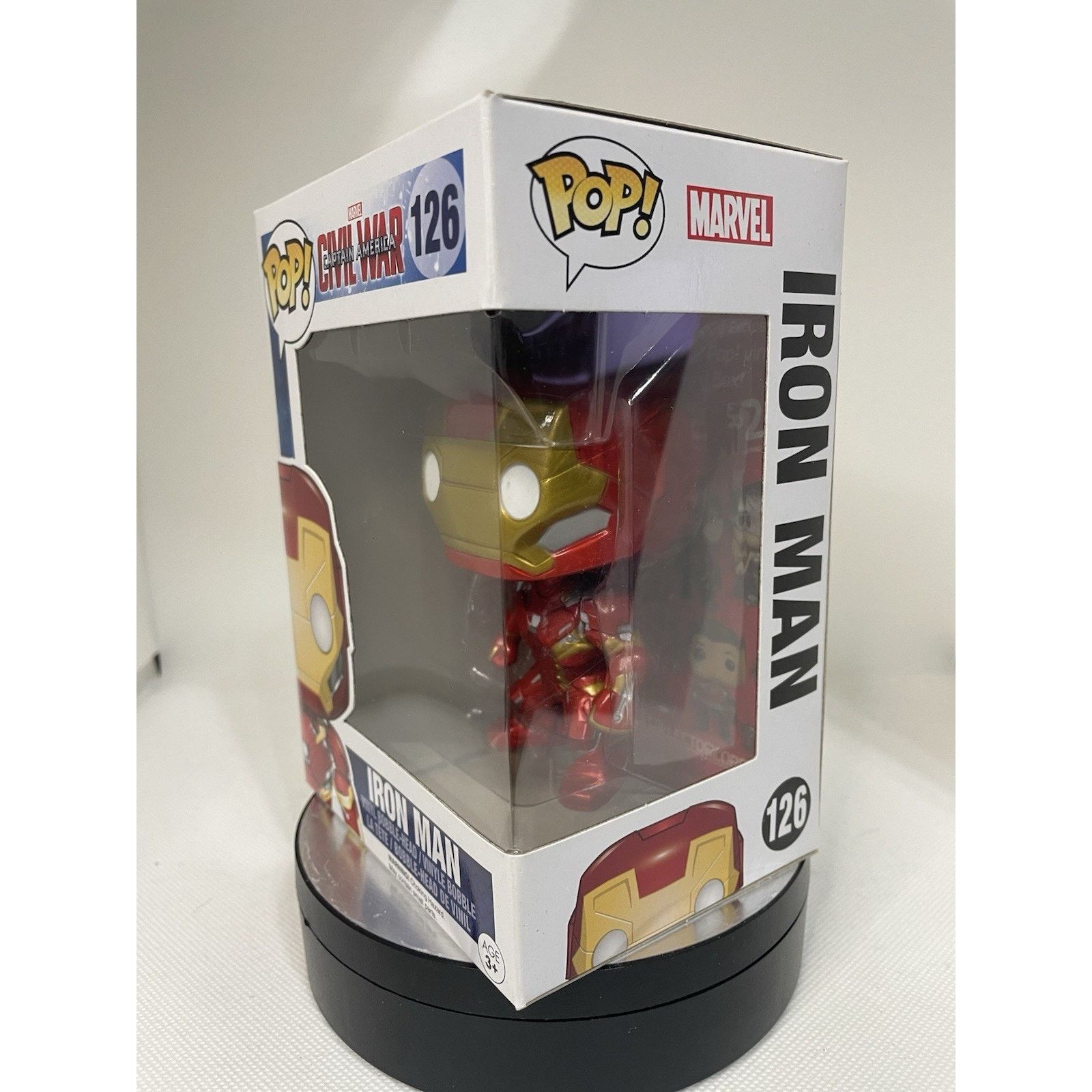 Marvel Comics Funko Pop! Vinyl: Marvel - Iron Man #126 With Pop Protector Size ONE SIZE - 2 Thumbnail